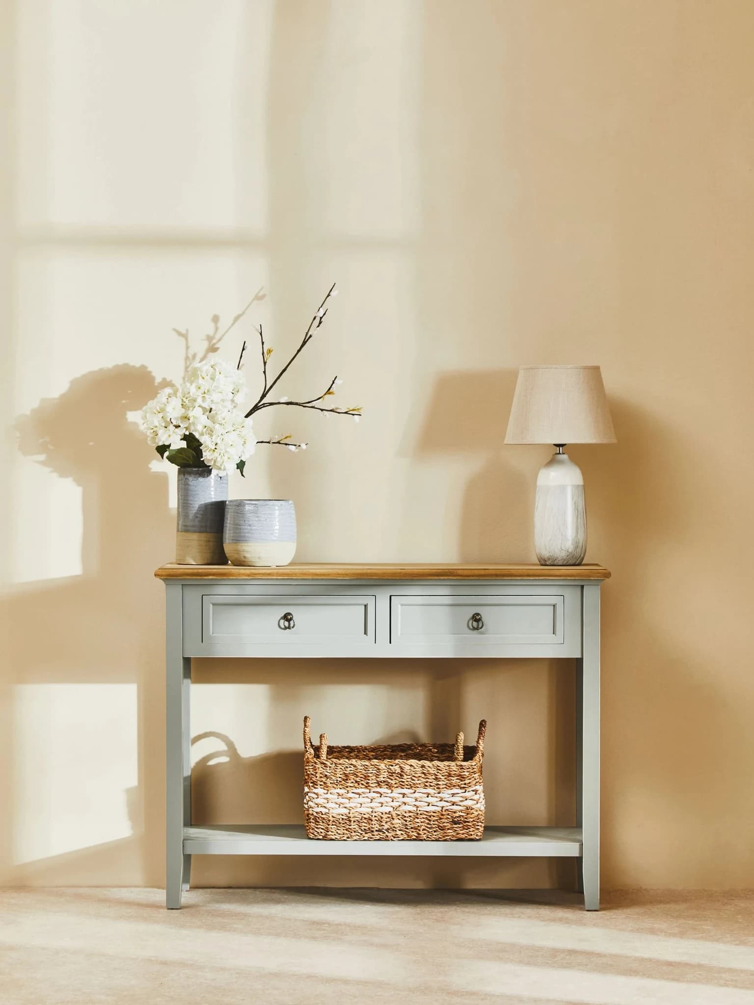 Henley Antique Grey Console Table - Tables, photo 4 of 8