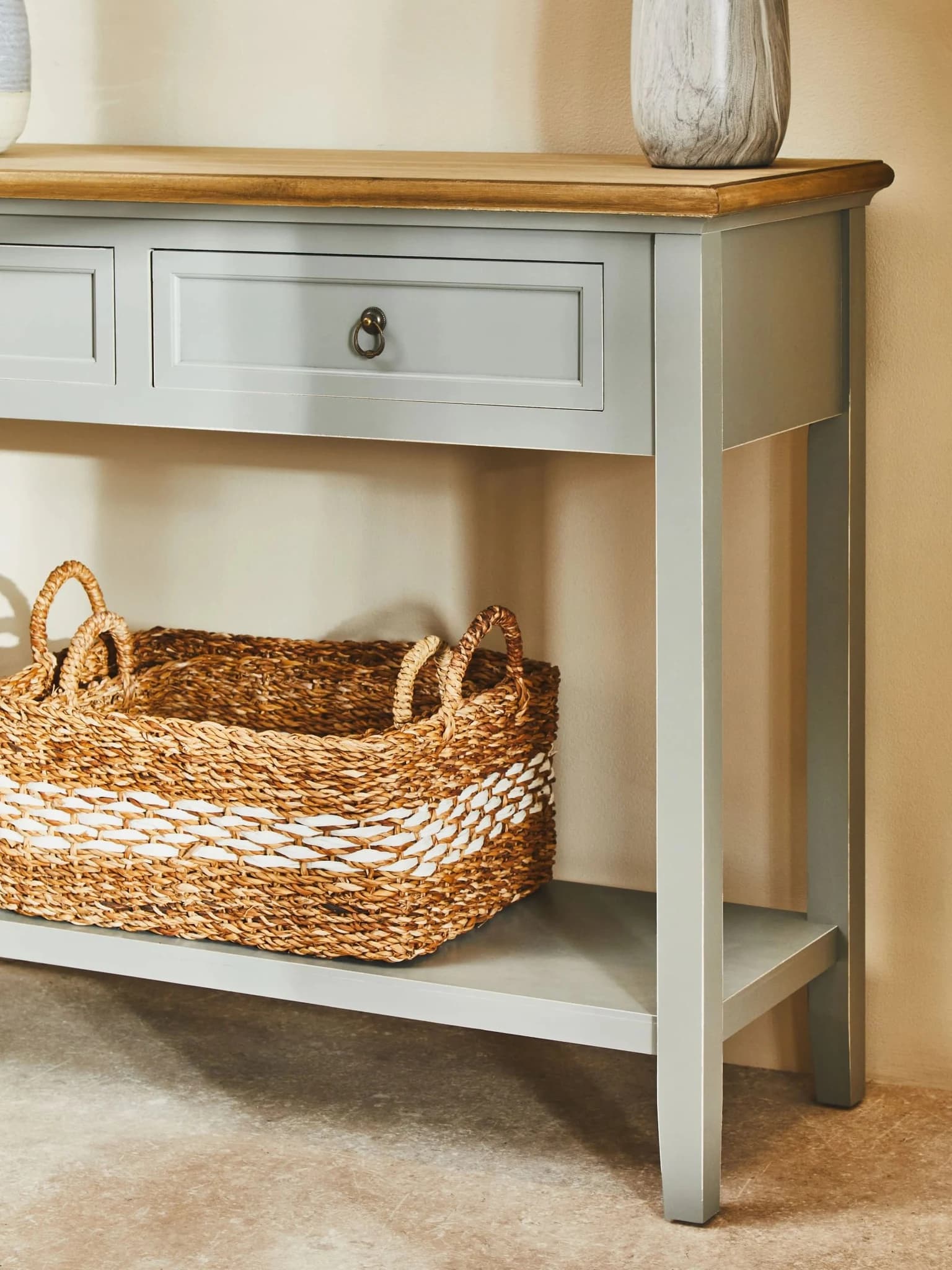 Henley Antique Grey Console Table - Tables, photo 3 of 8