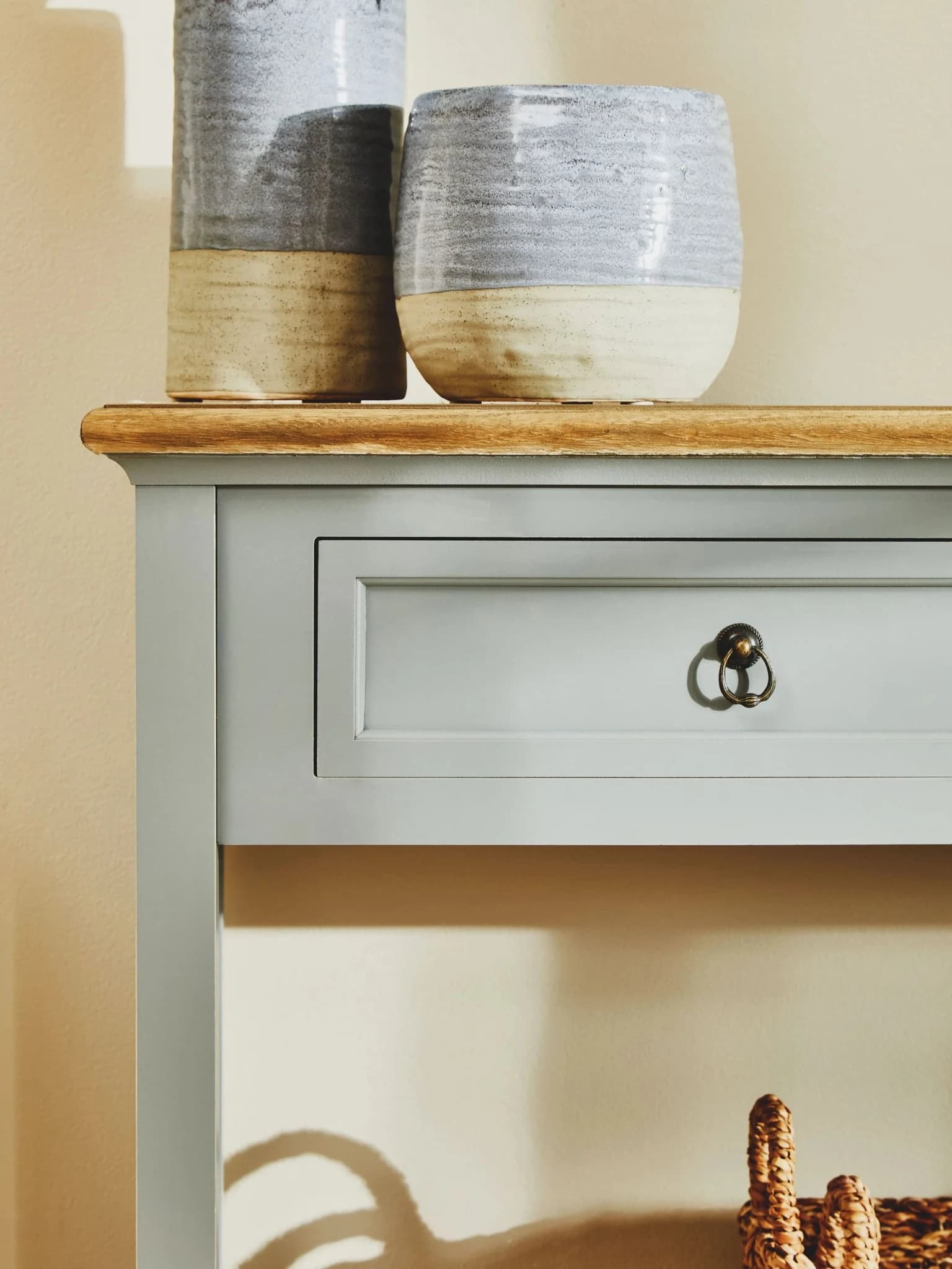 Henley Antique Grey Console Table - Tables, photo 2 of 8