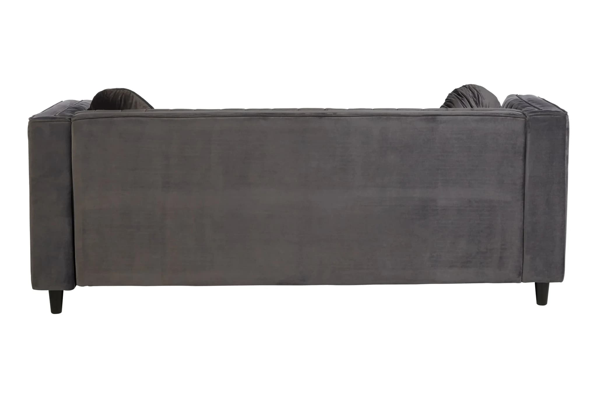 Farah Three Seat Grey Velvet Sofa - Seating, photo 2 of 7