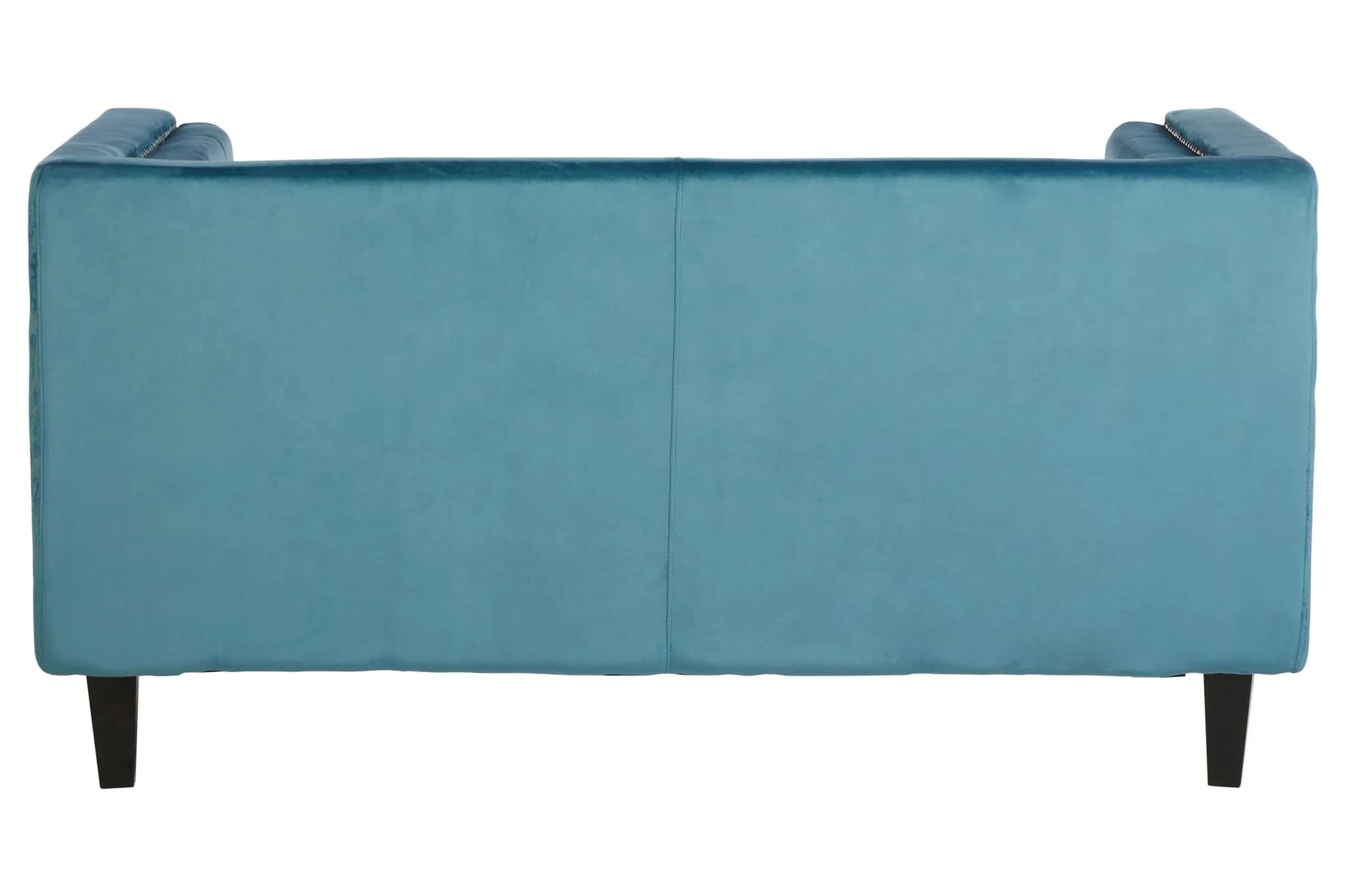Felisa Two Seat Teal Blue Velvet Sofa - Seating, photo 2 of 7