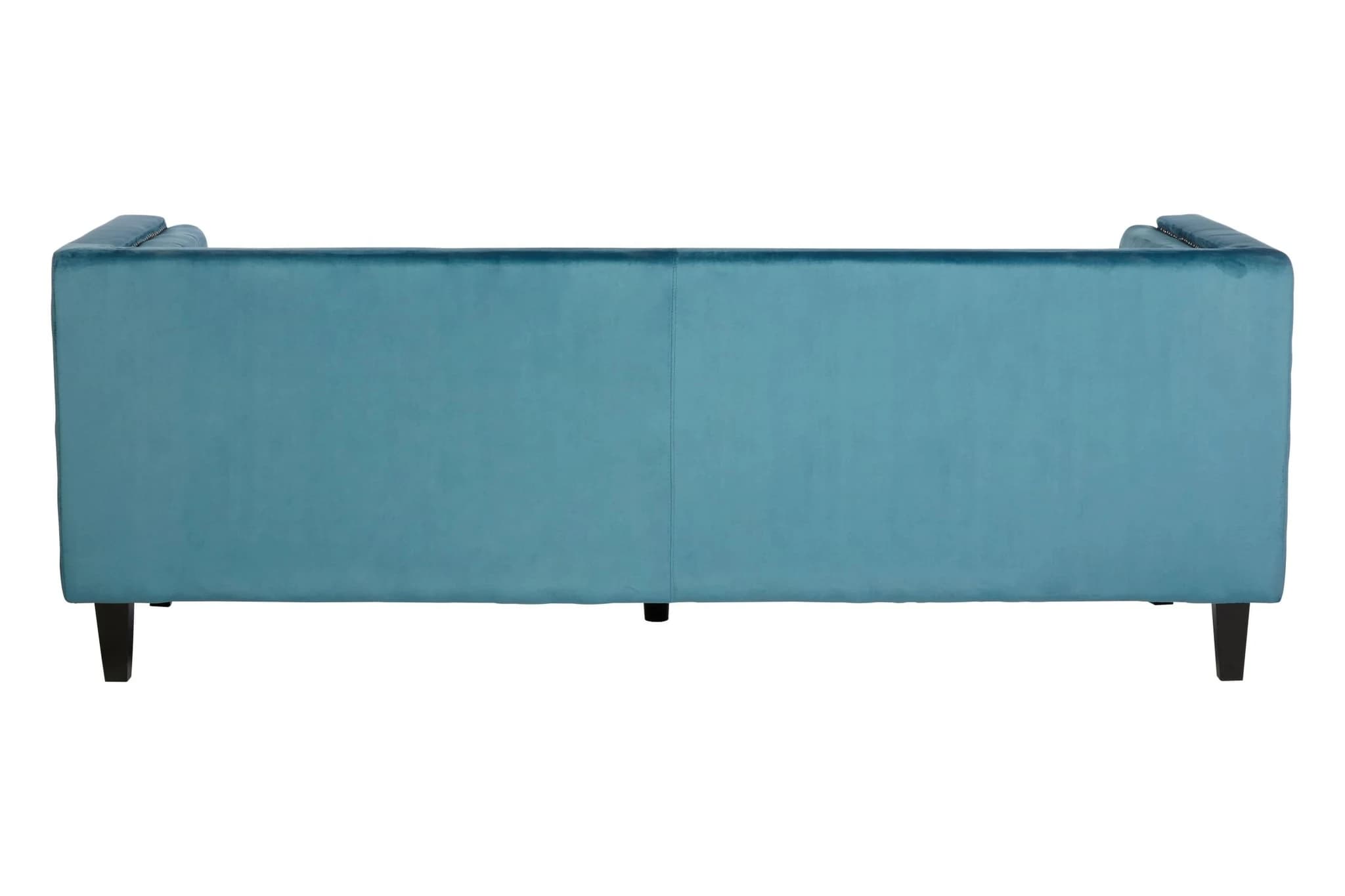 Felisa 3 Seat Teal Blue Velvet Sofa - Seating, photo 2 of 7
