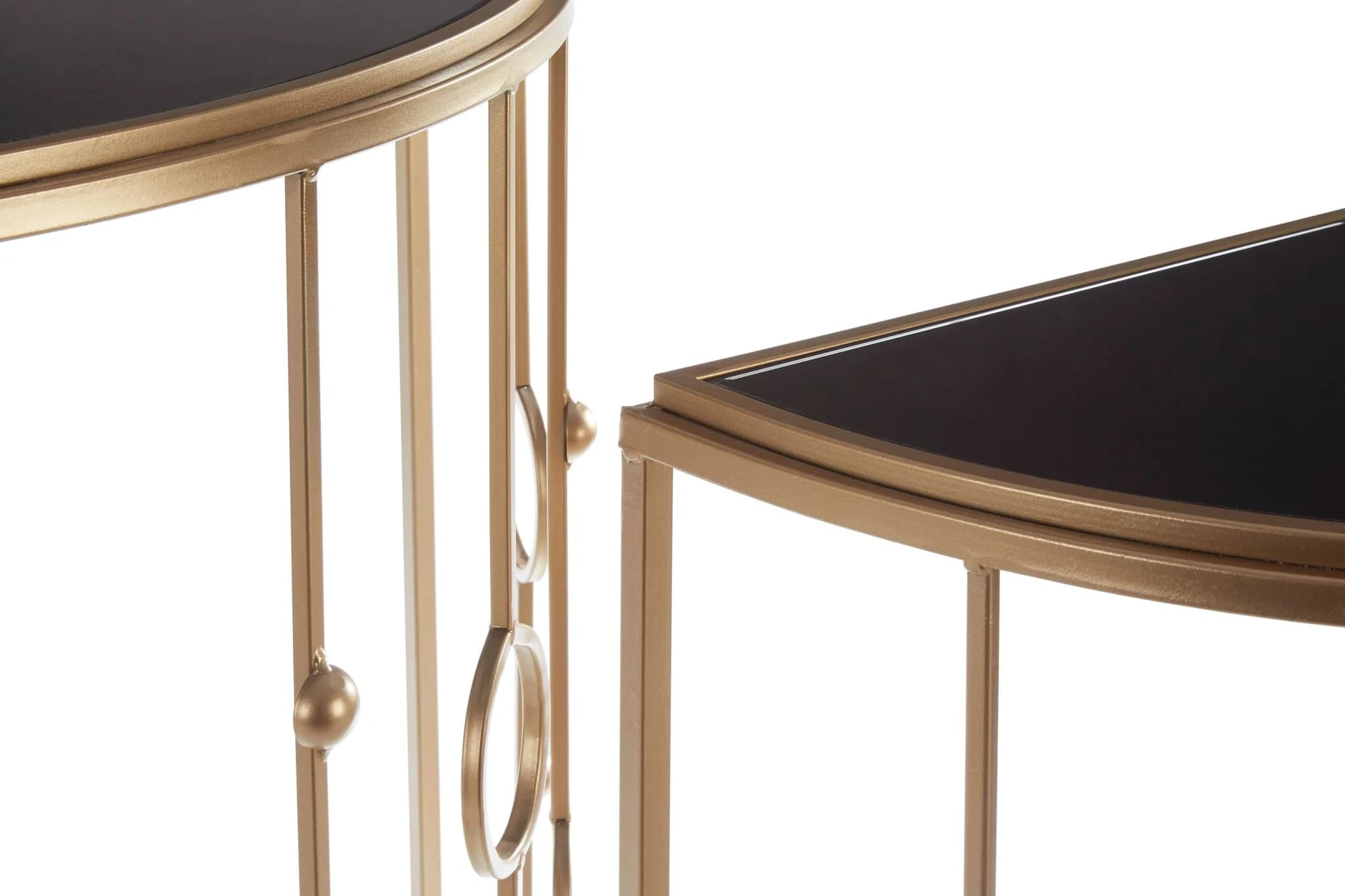 Faiza Set of 2 Art Deco Console Tables - Tables, photo 4 of 5