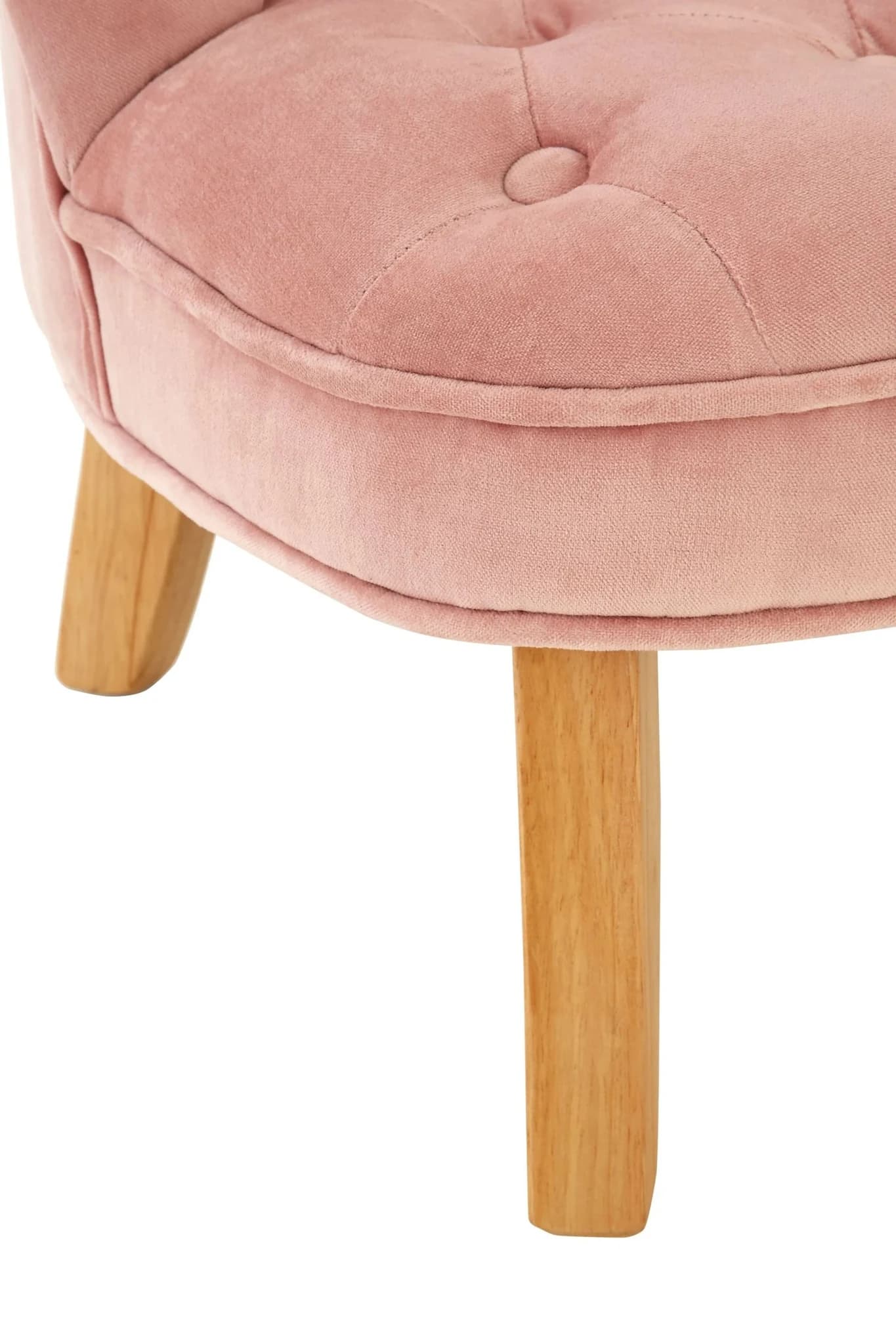 Estelle Pink Velvet Kids Chair - Seating, photo 8 of 8
