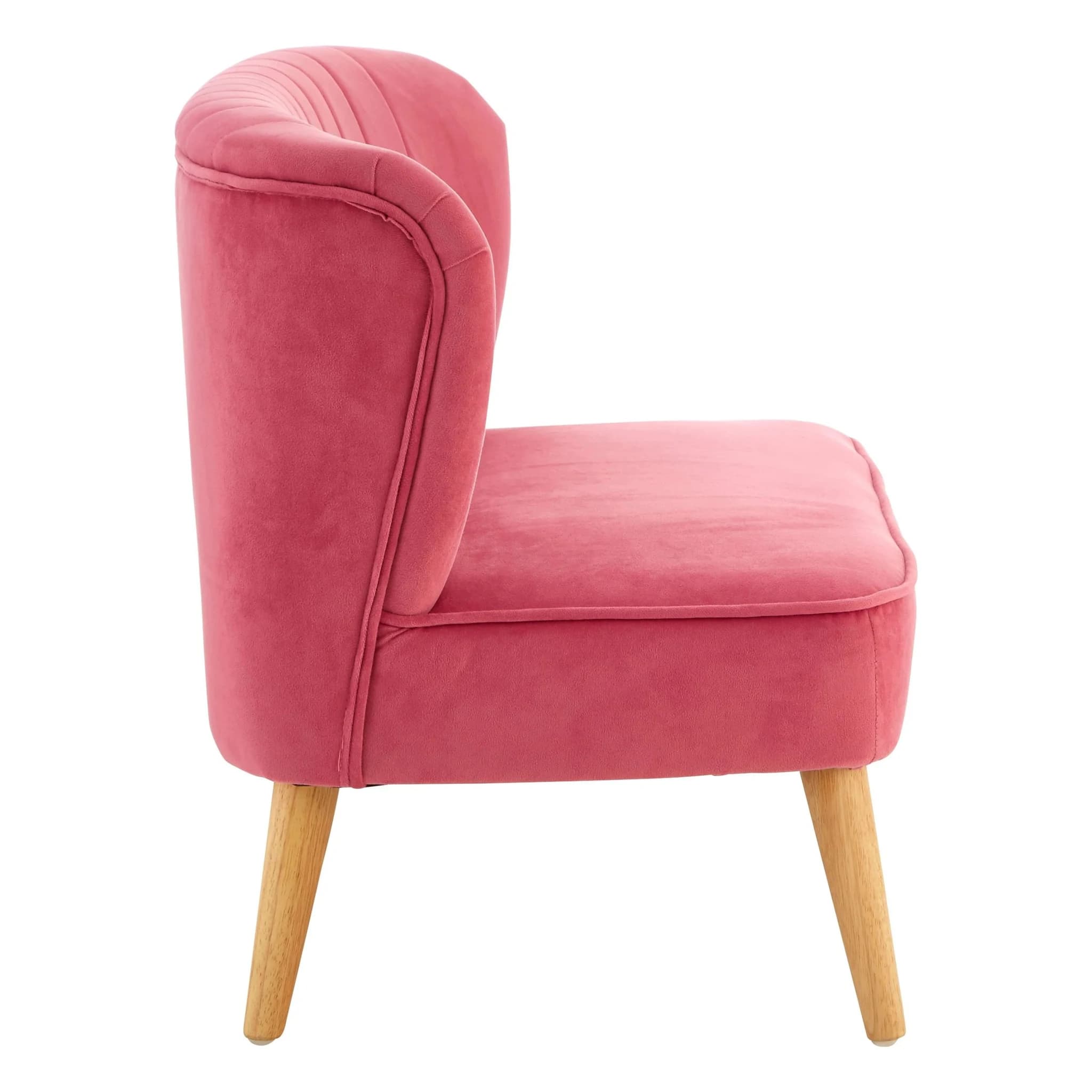 Mia 2 Seat Pink Velvet Kids Sofa - Decorative, photo 5 of 8