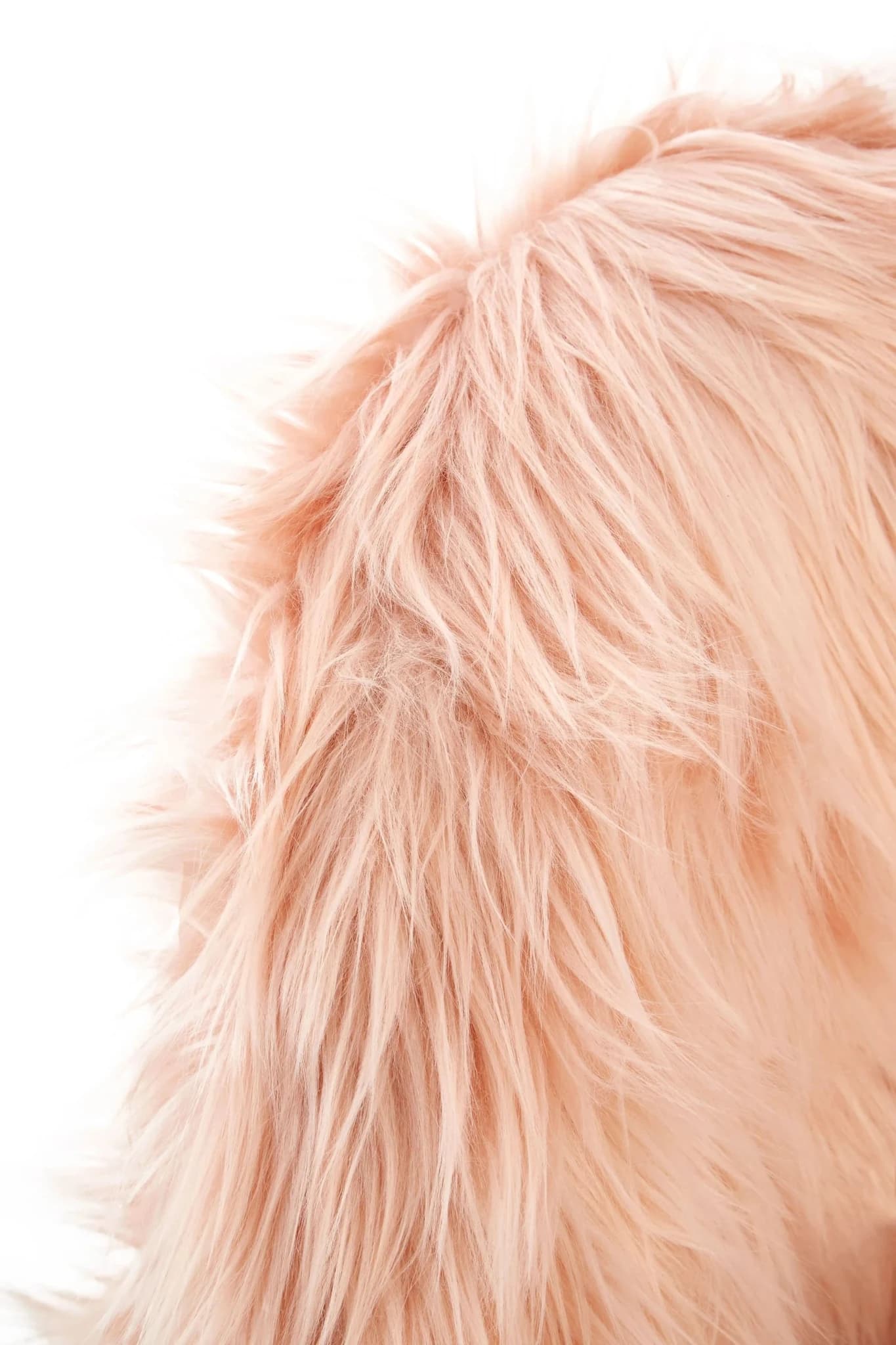 Kids Pink Faux Fur Chair - Seating, photo 8 of 8