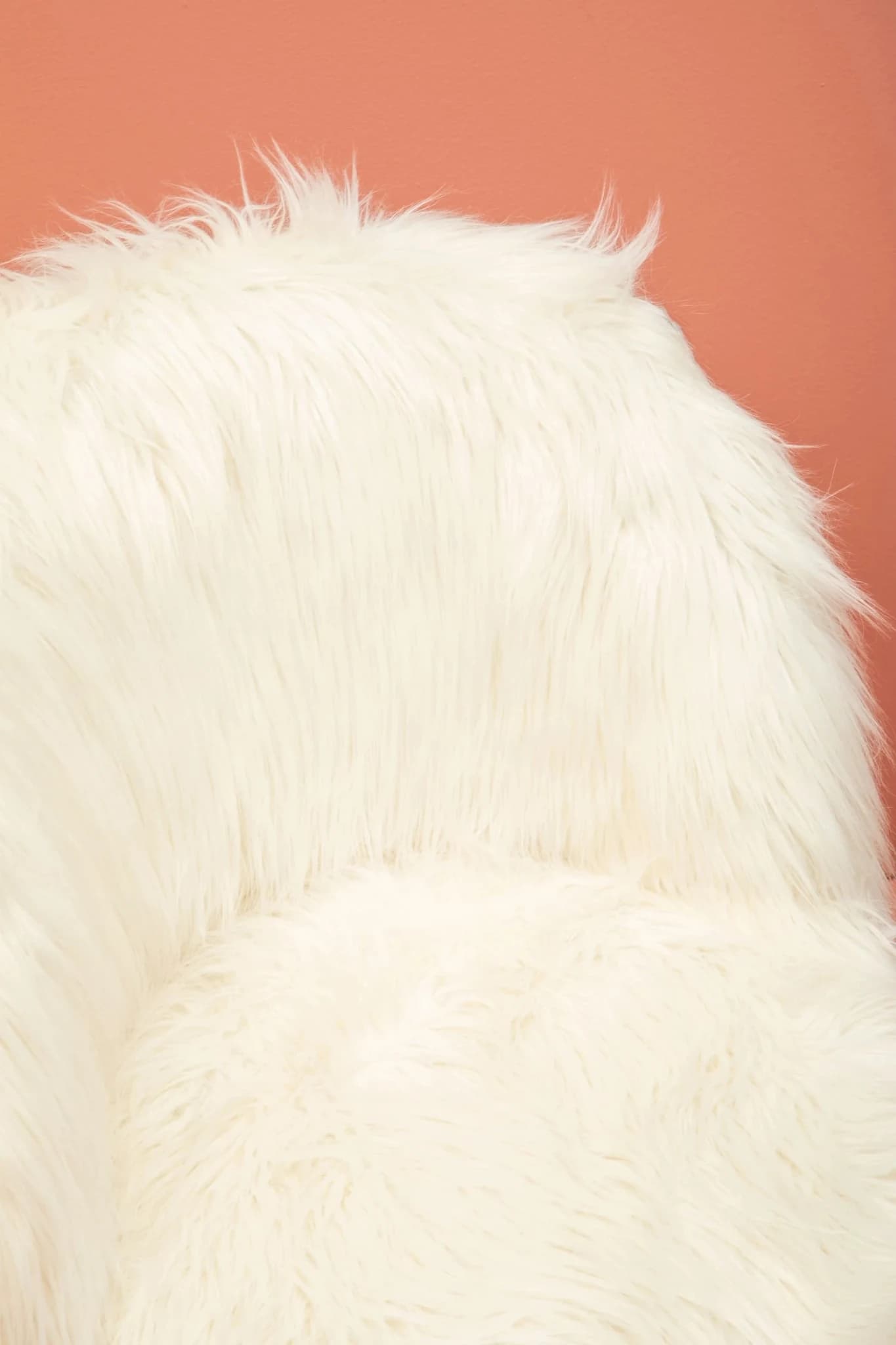 Kids White Faux Fur Chair - Seating, photo 3 of 8
