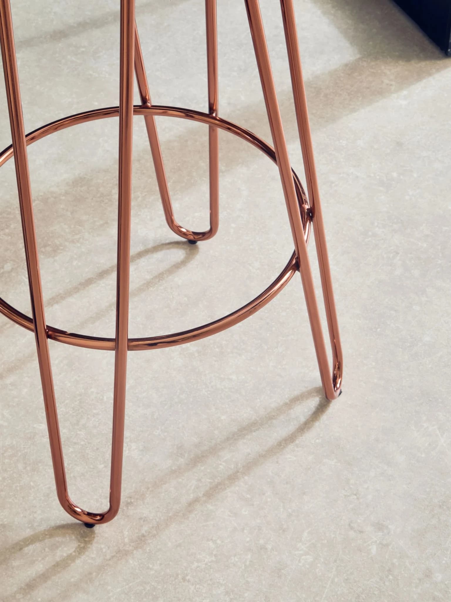 District Faux Fur Hairpin Bar Stool - Seating, photo 2 of 5