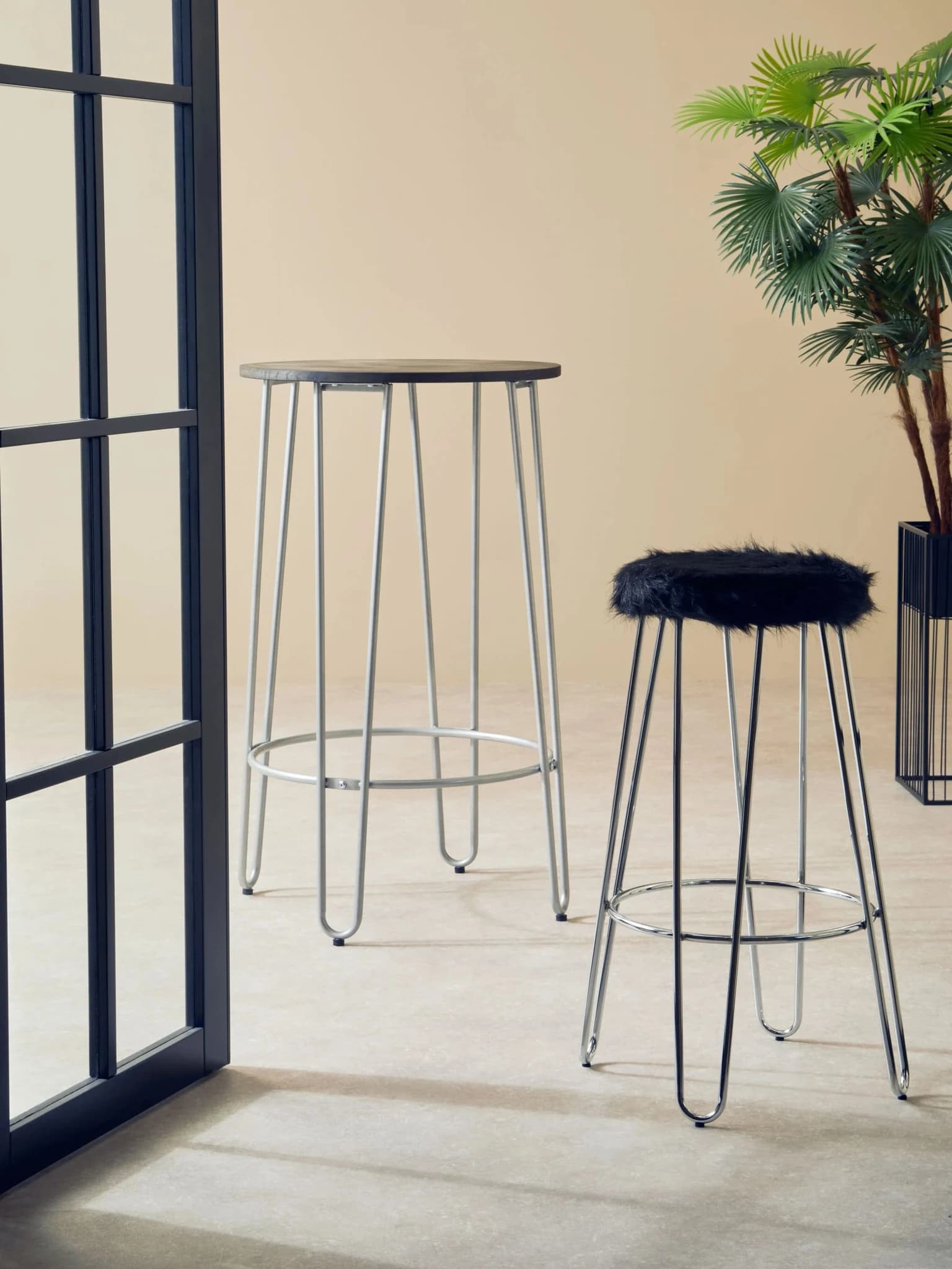 District Black Bar Stool - Seating, photo 3 of 7
