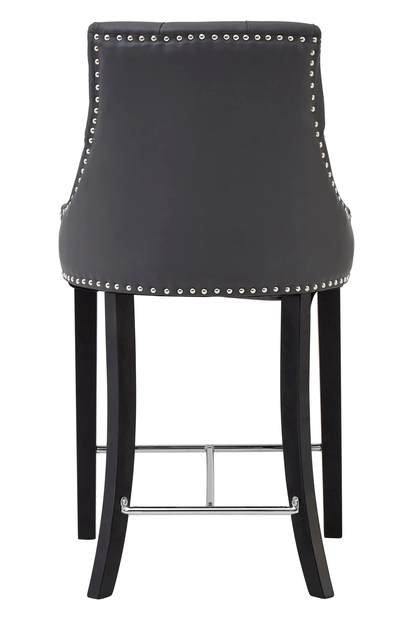 Regents Park Grey Faux Leather Bar Chair - Seating, photo 2 of 7