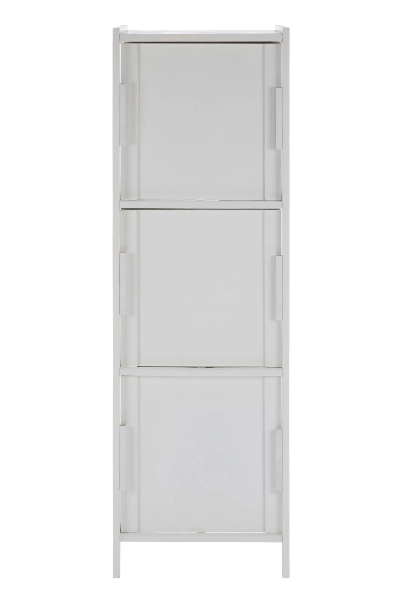 Salon White Wooden 3 Drawer Bathroom Storage Cabinet - Bookcases & shelving, photo 2 of 7