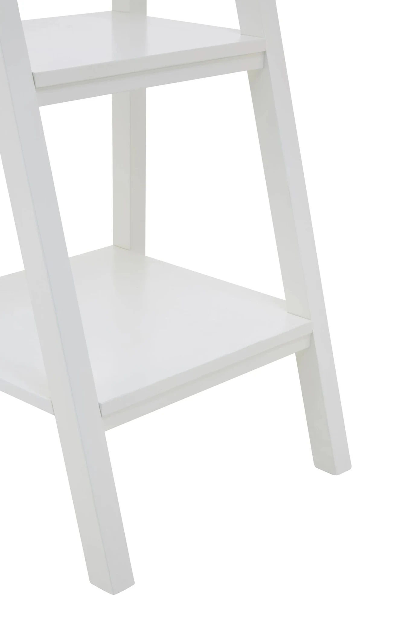 Dayak White 4 Tier Shelf Unit - Bookcases & shelving, photo 6 of 7