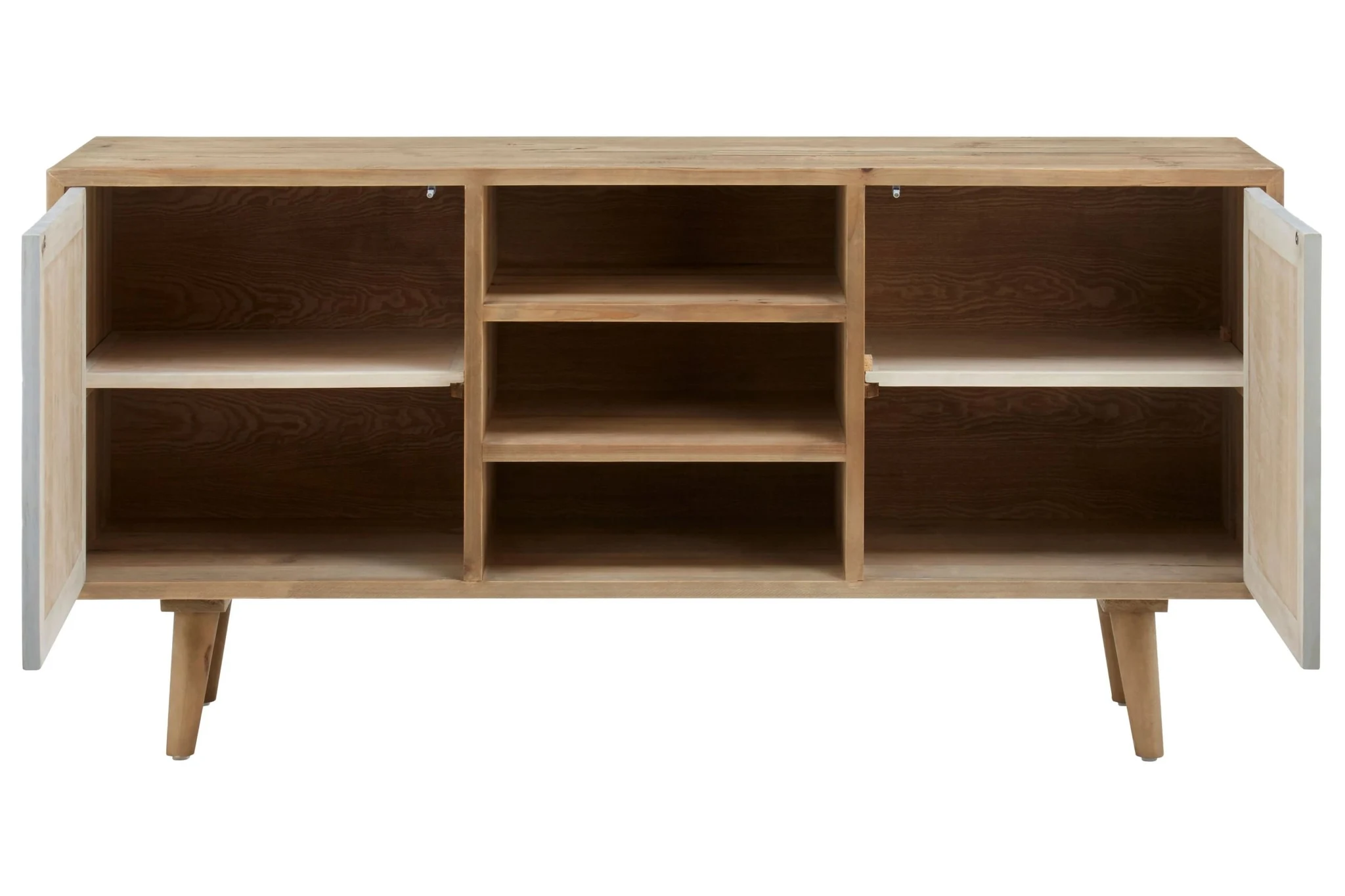 Papua White Wash Wooden Sideboard - Bookcases & shelving, photo 2 of 8