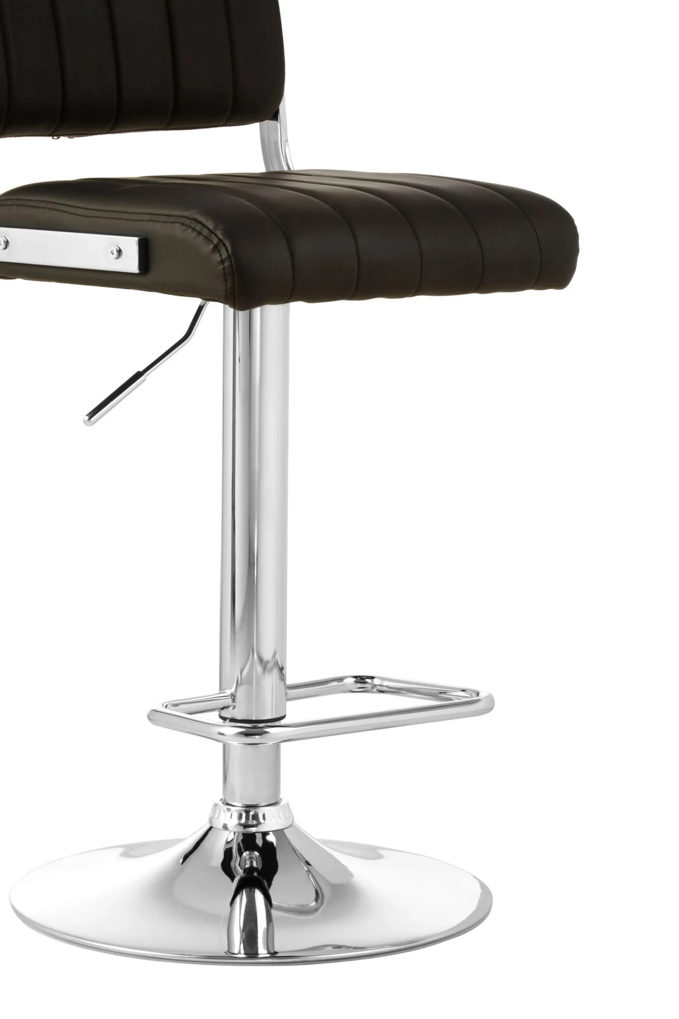 Stockholm Black Channel Design Seat Bar Stool - Seating, photo 5 of 6