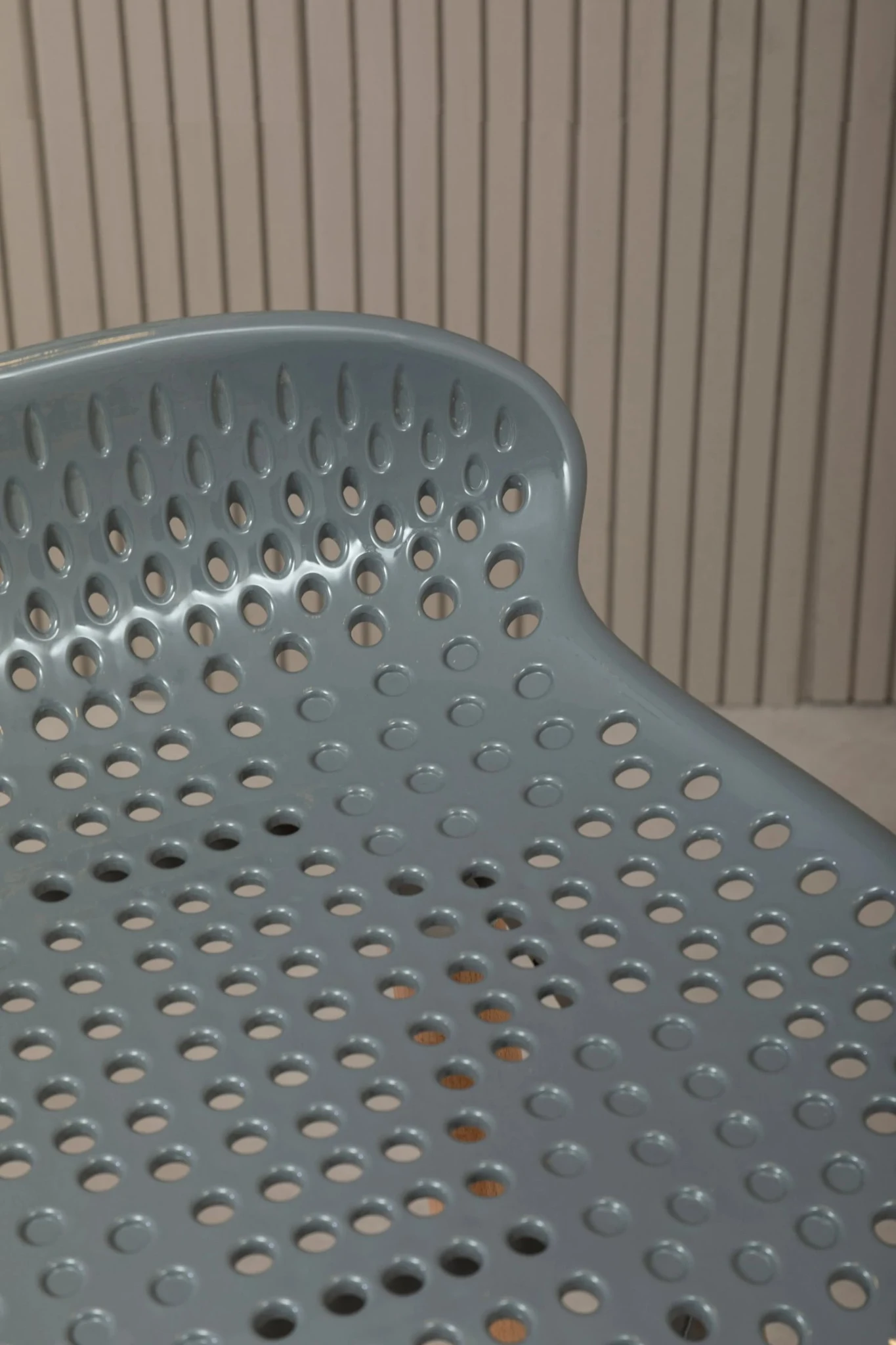 Stockholm Grey Moulded Plastic and Wood Bar Stool - Seating, photo 2 of 8