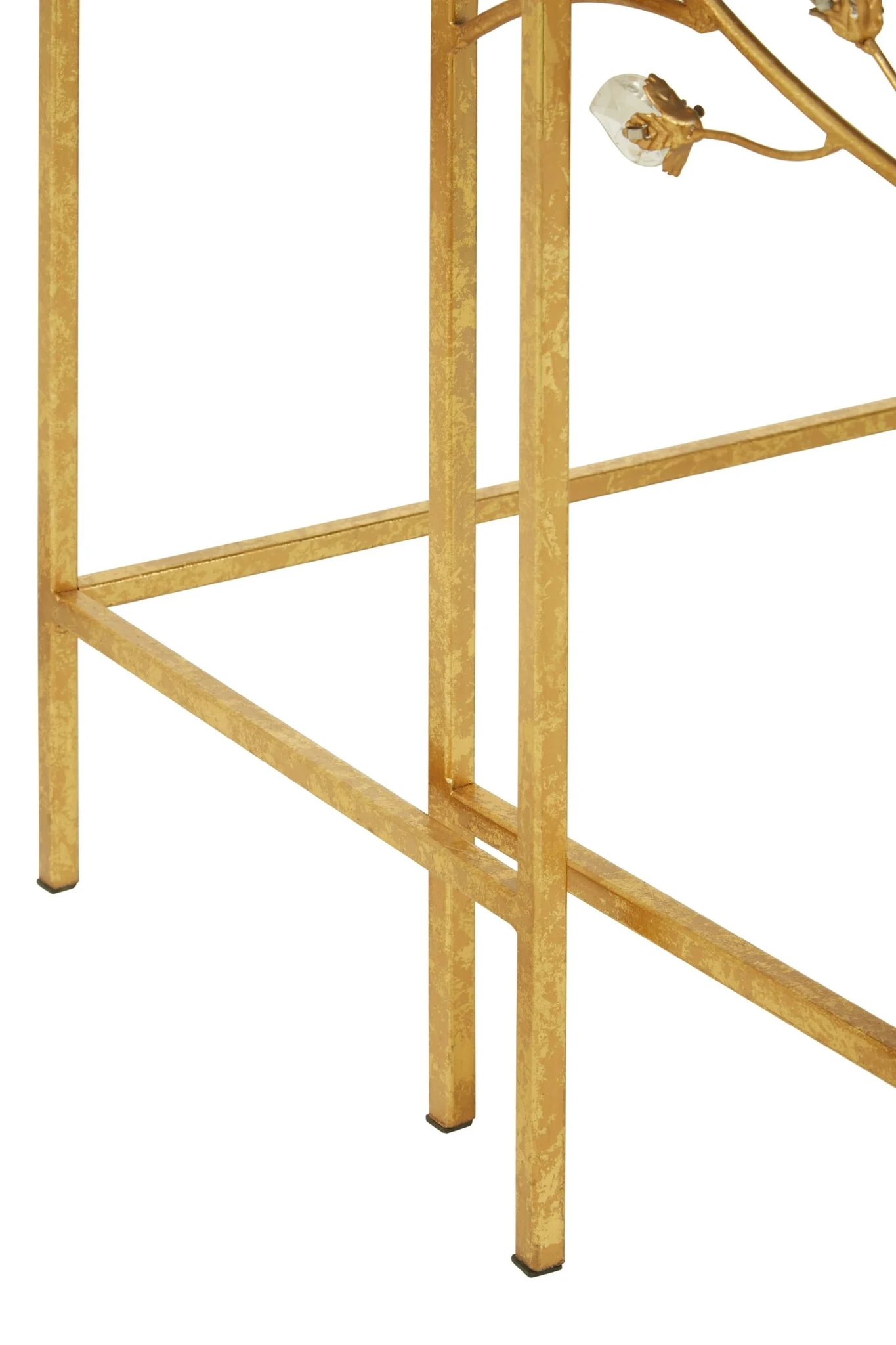 Yaxi Black and Gold Finish Set of 2 Nesting Tables - Tables, photo 5 of 6