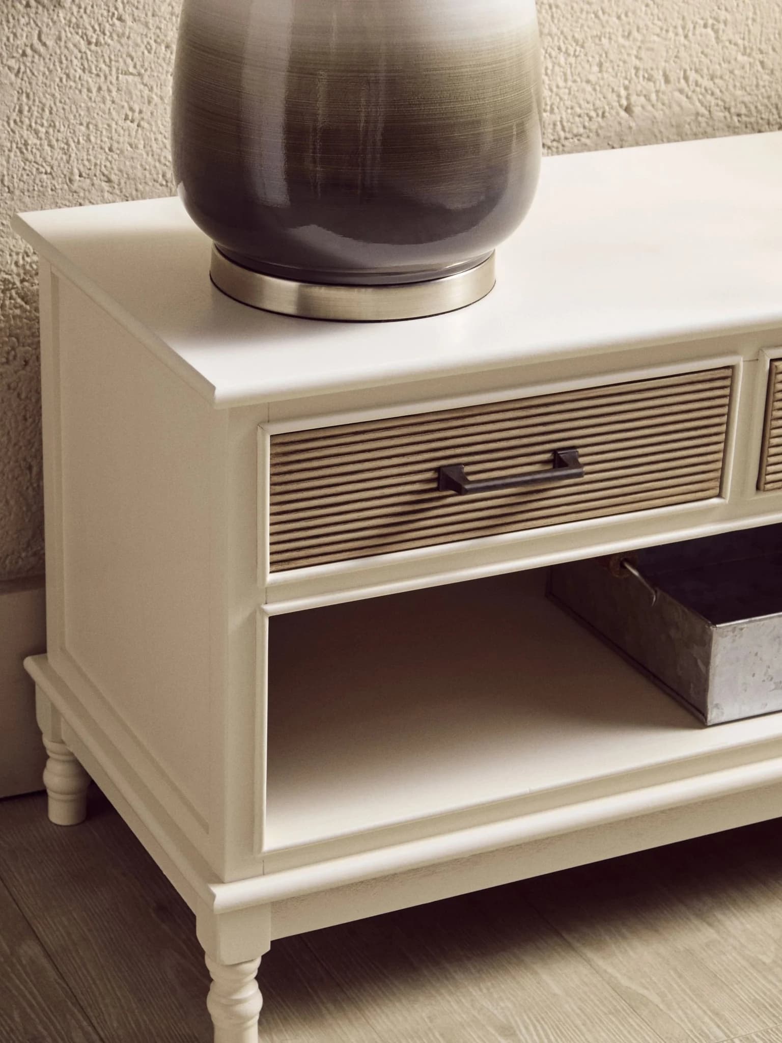 Heritage 3 Drawer White Wooden Sideboard - Bookcases & shelving, photo 4 of 8