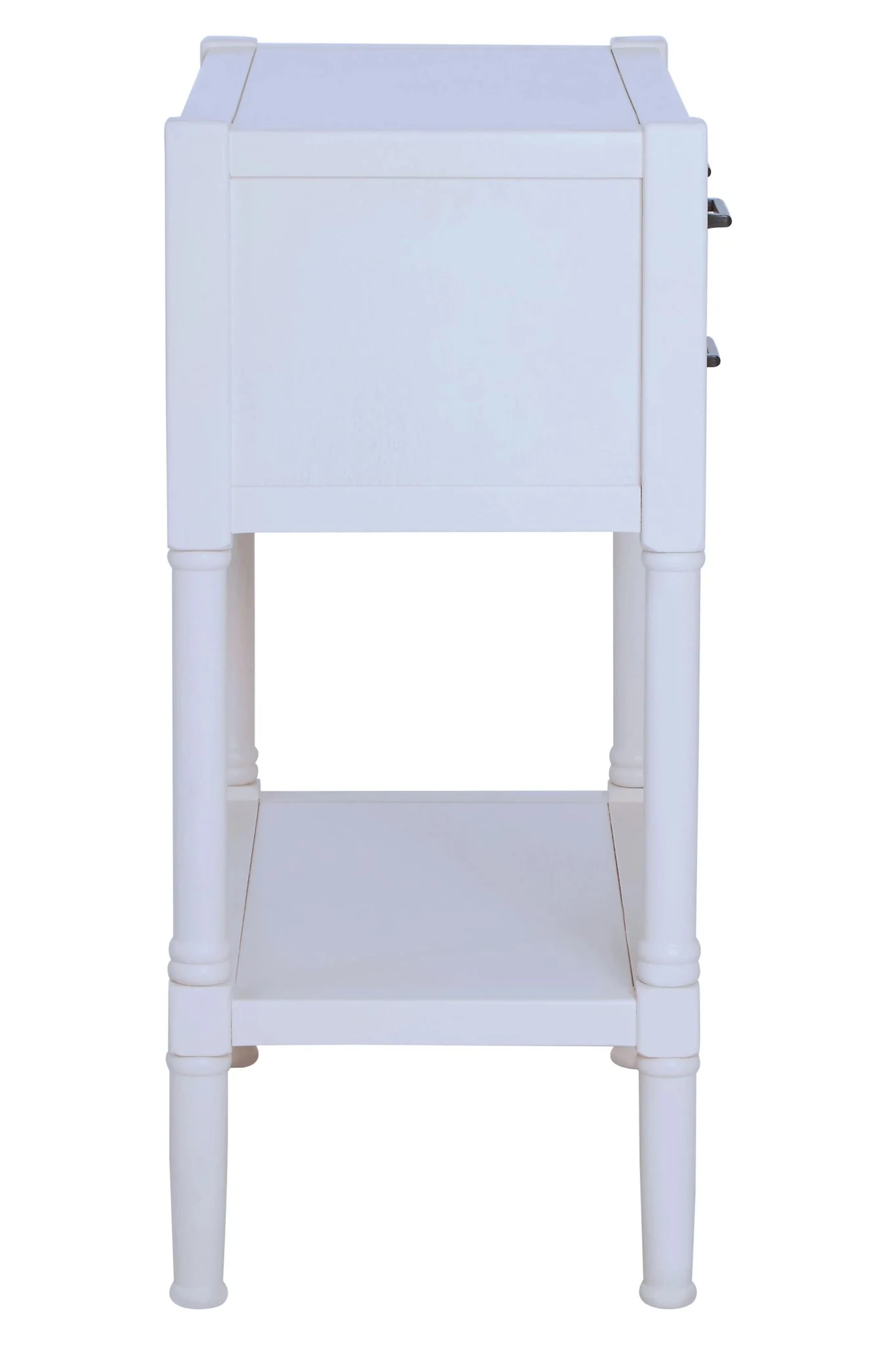 Heritage White Pearl Finish Wooden Console Table - Tables, photo 3 of 5