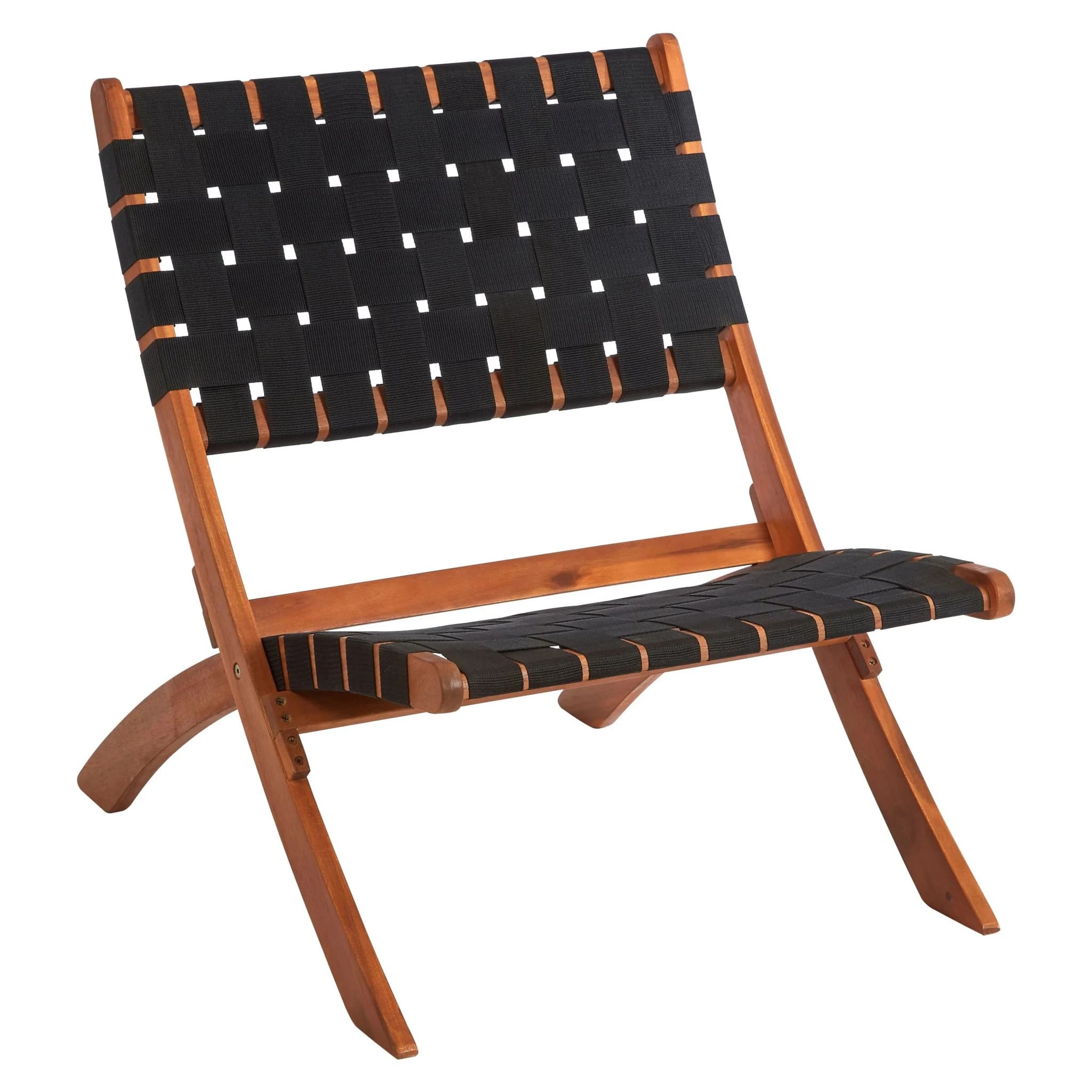 Emilio Black Woven Chair - Seating, photo 7 of 8