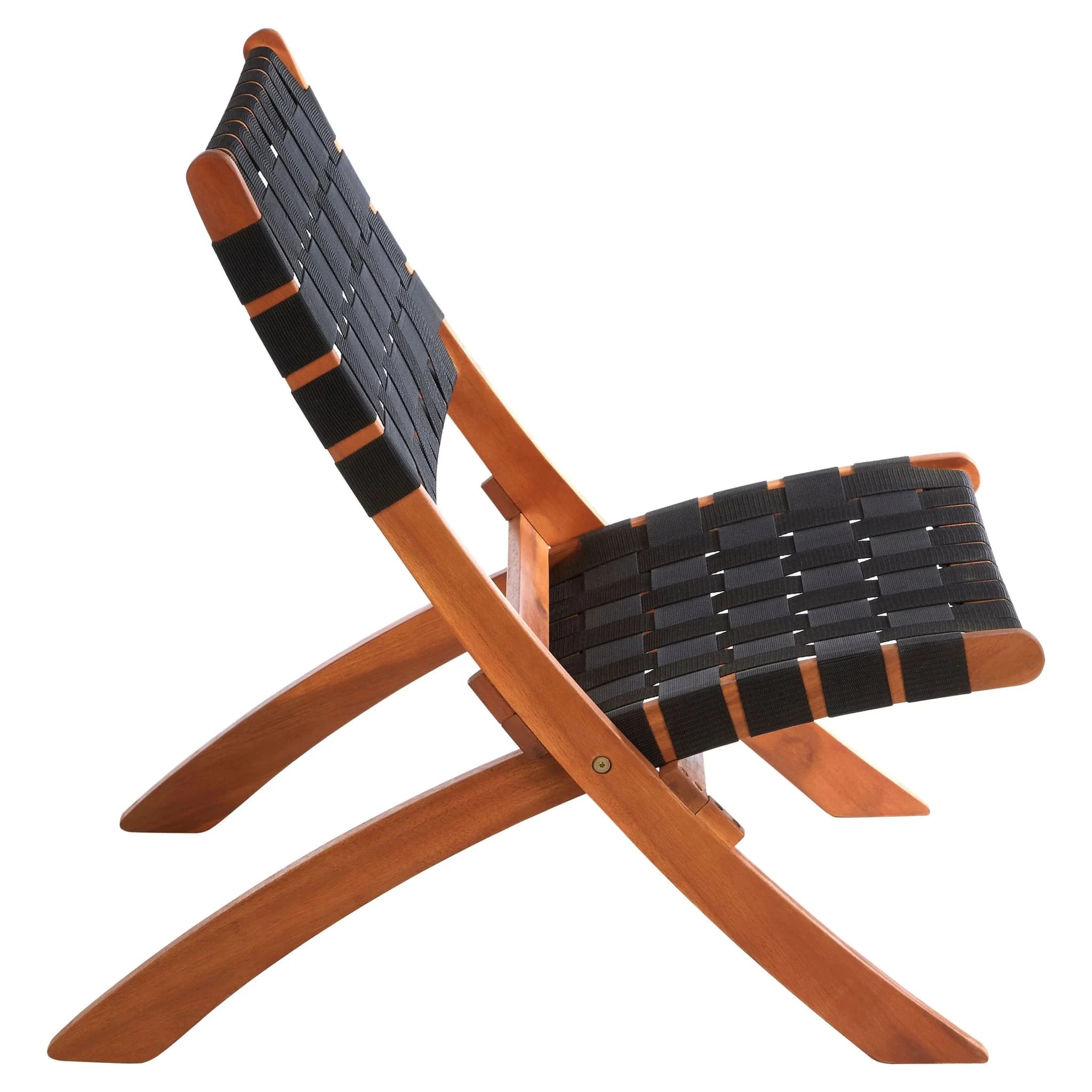 Emilio Black Woven Chair - Seating, photo 6 of 8