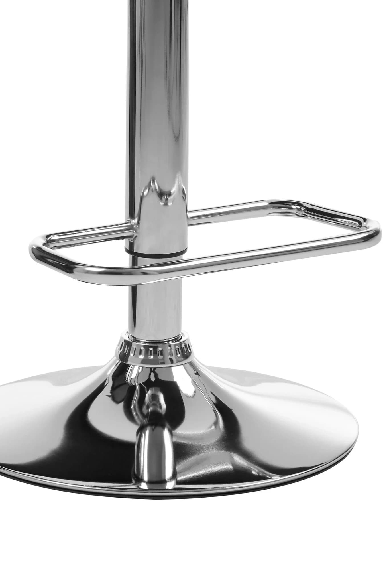 Baina Quilted Bar Stool With Chrome Base - Seating, photo 5 of 6