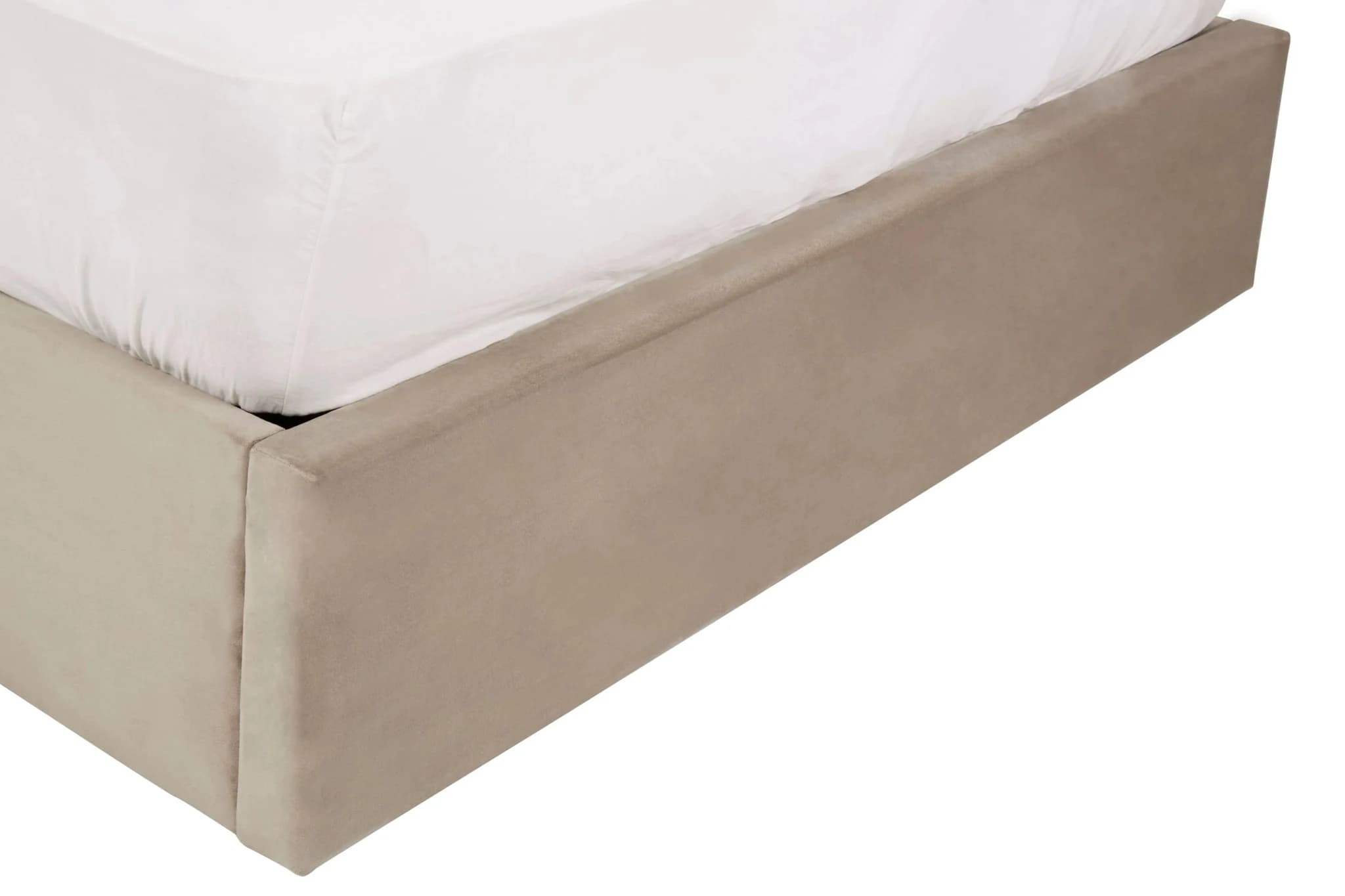 Hannah Mink Velvet Ottoman Double Bed - Furniture, photo 7 of 8