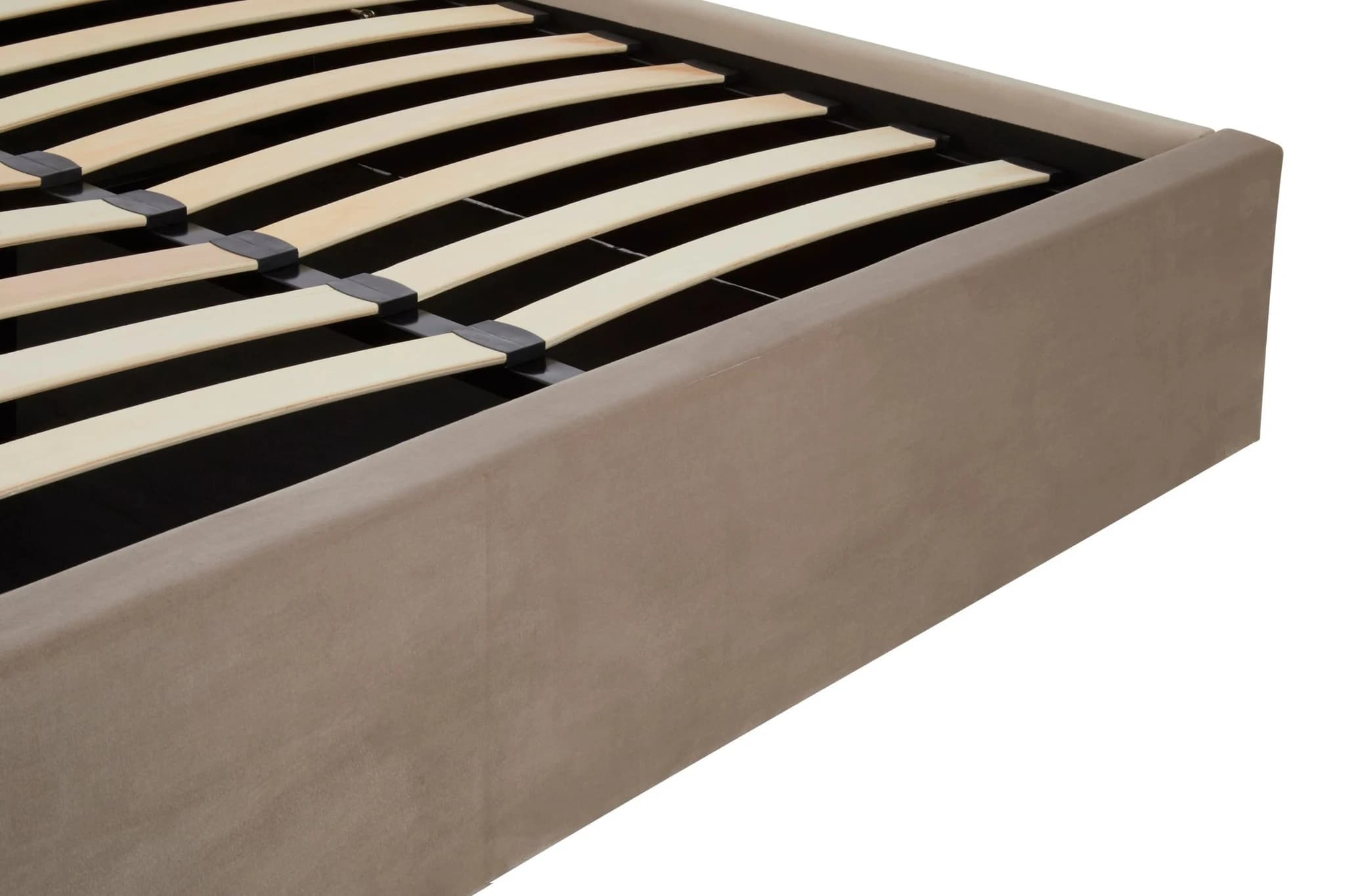 Hannah Mink Velvet Ottoman King Bed - Furniture, photo 8 of 8