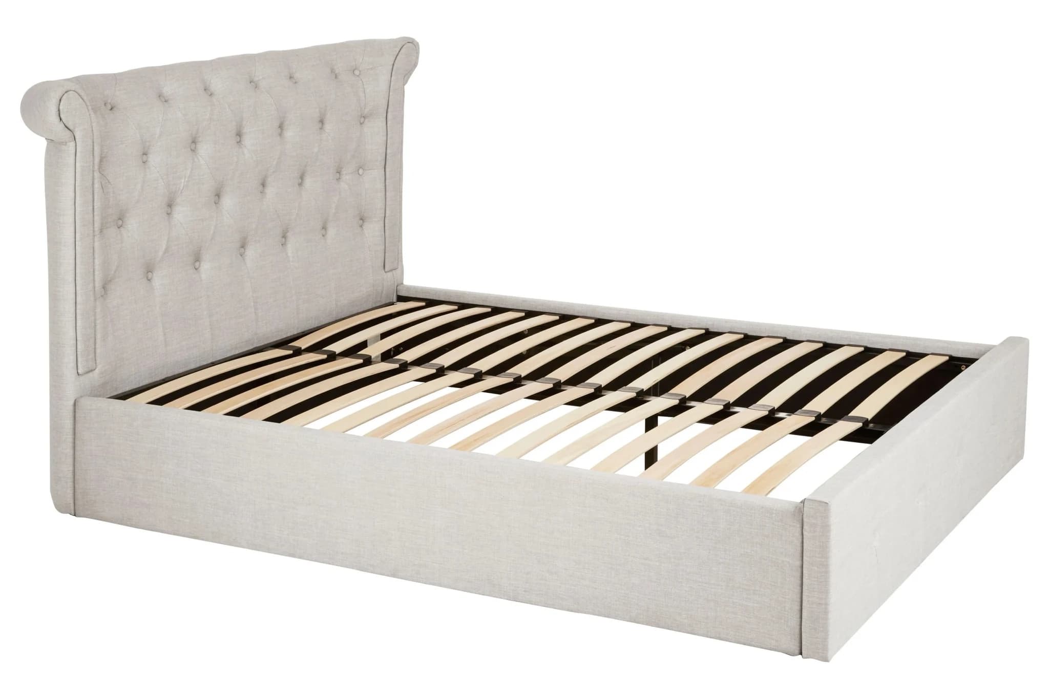 Edison Light Grey Ottoman Double Bed - Furniture, photo 5 of 8