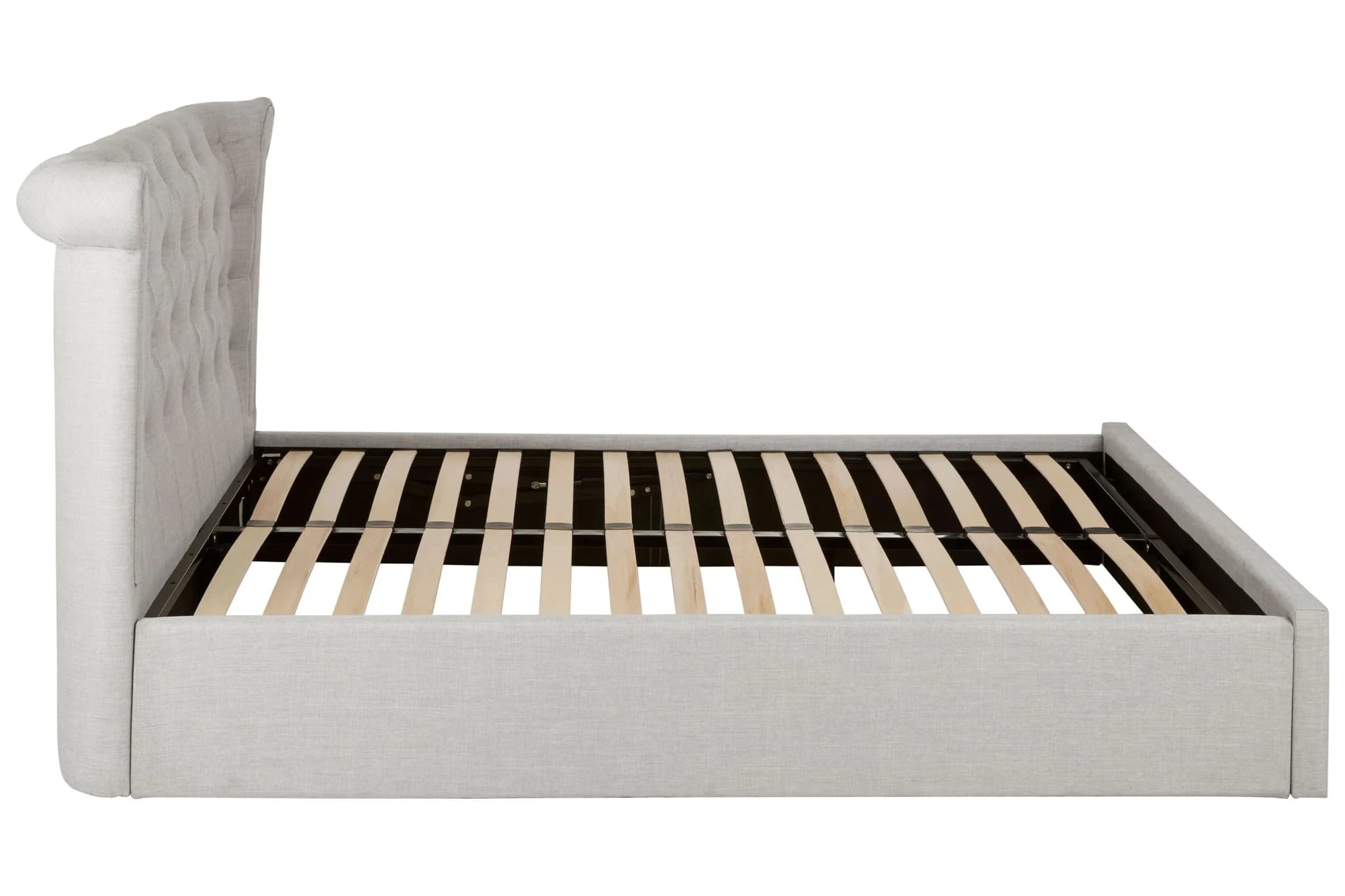 Edison Light Grey Ottoman Double Bed - Furniture, photo 4 of 8