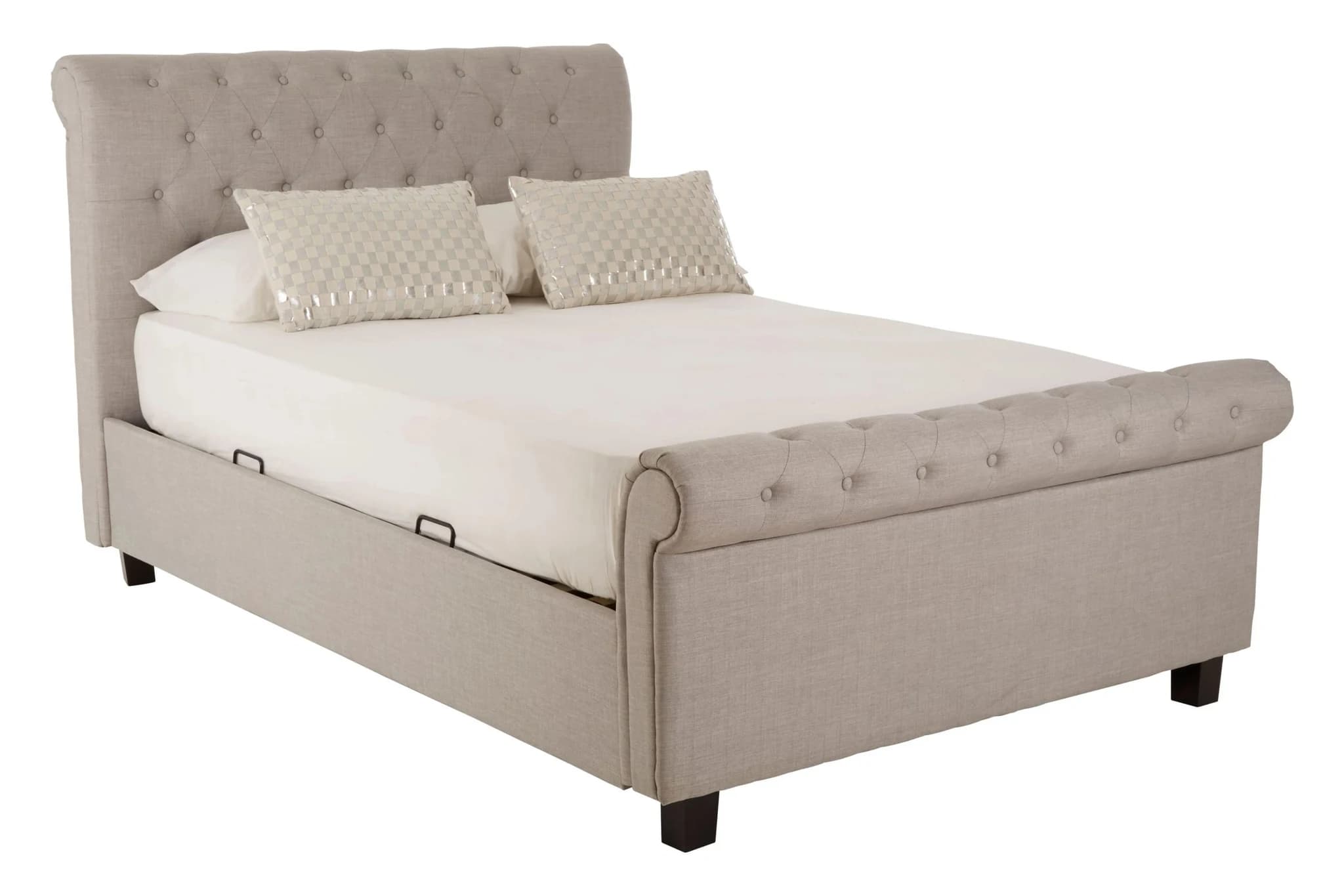 Orlando Light Grey Ottoman Double Bed - Furniture, photo 3 of 4