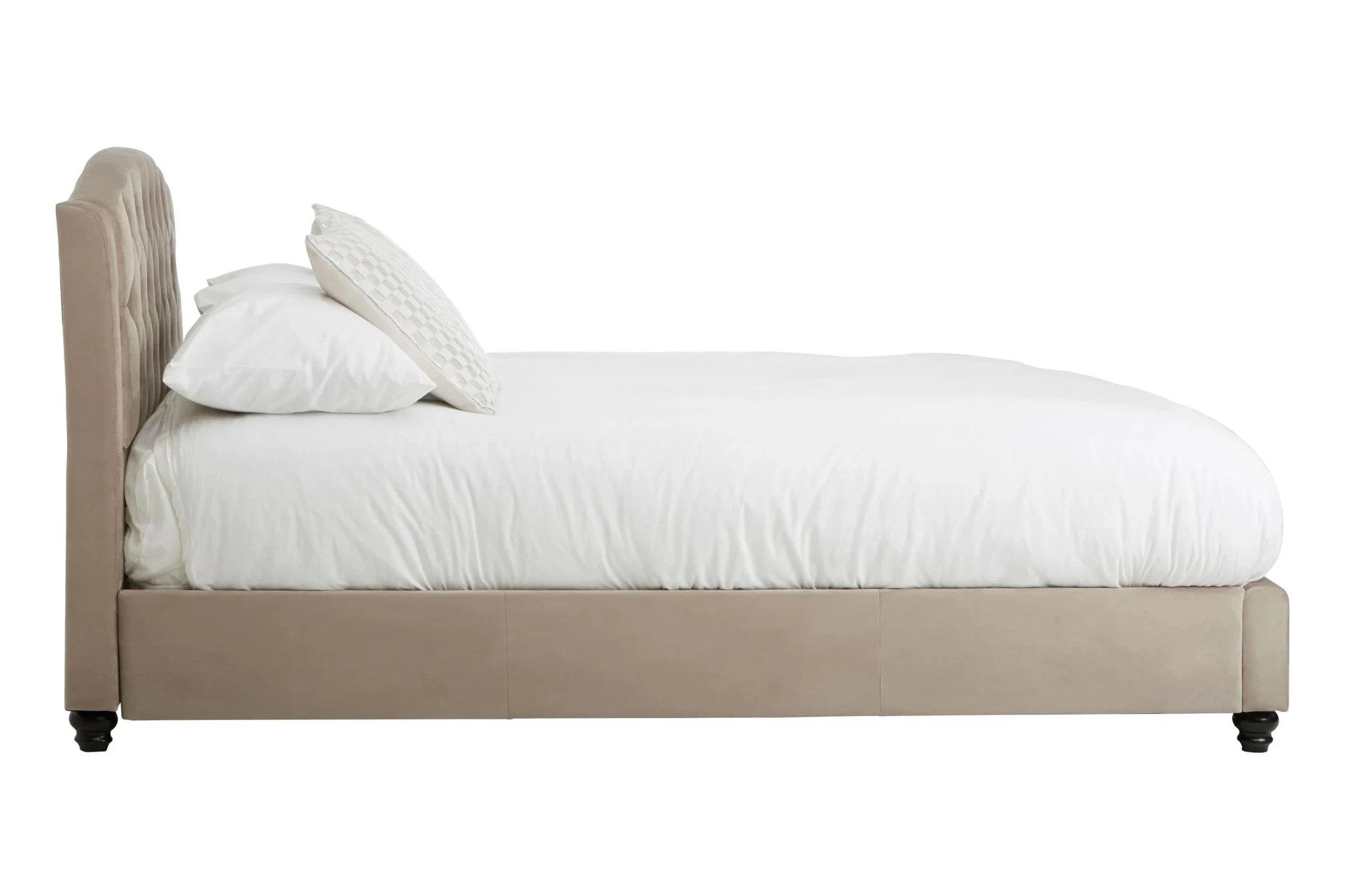 Josephine Mink Brushed Velvet Double Bed - Furniture, photo 6 of 8