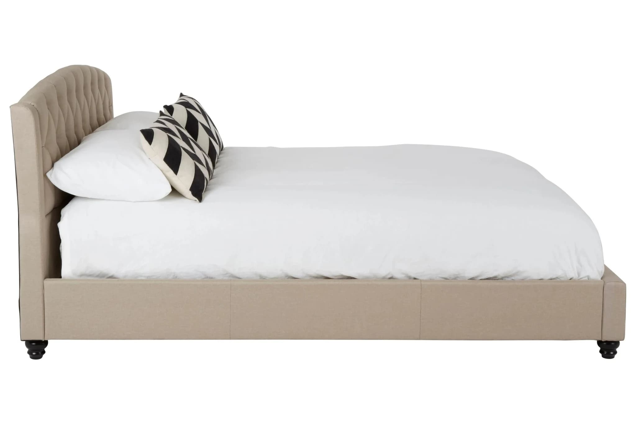 Josephine Beige King Bed - Furniture, photo 2 of 7