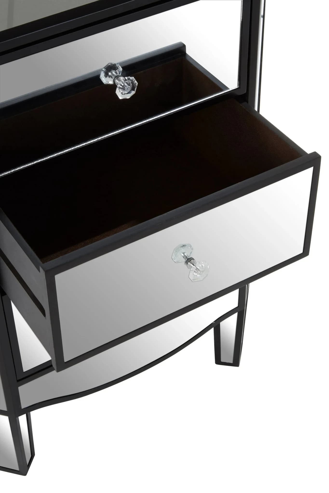 Tiffany Mirrored Chest of 3 Drawers - Bookcases & shelving, photo 8 of 8