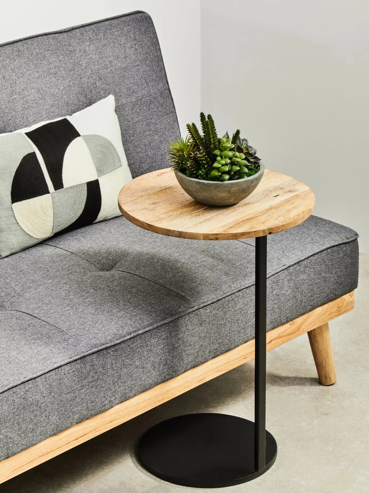 Stockholm 3 Seat Grey Sofa Bed - Seating, photo 7 of 8