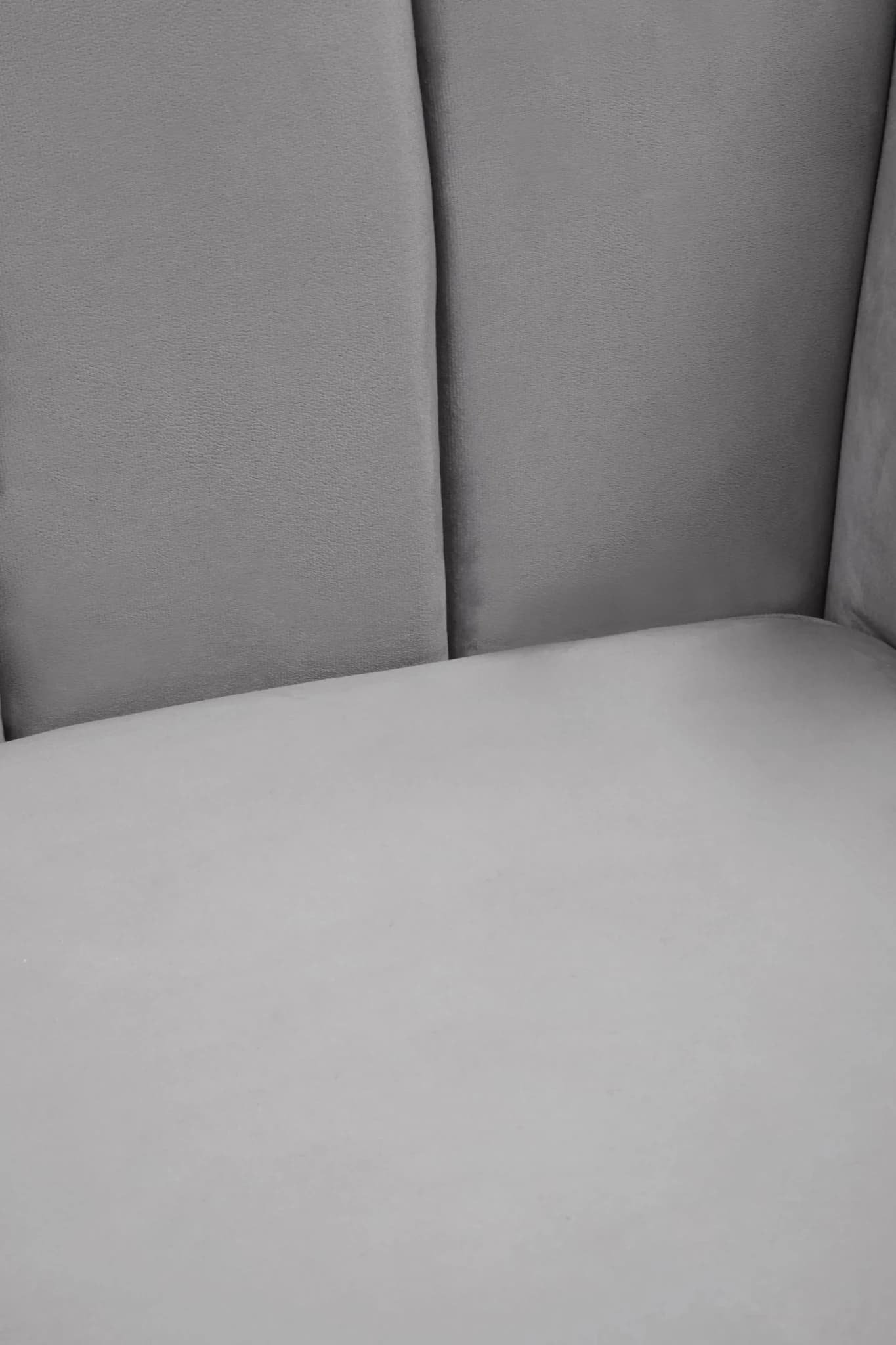 Hansa Two Seat Grey Velvet Sofa - Seating, photo 5 of 8