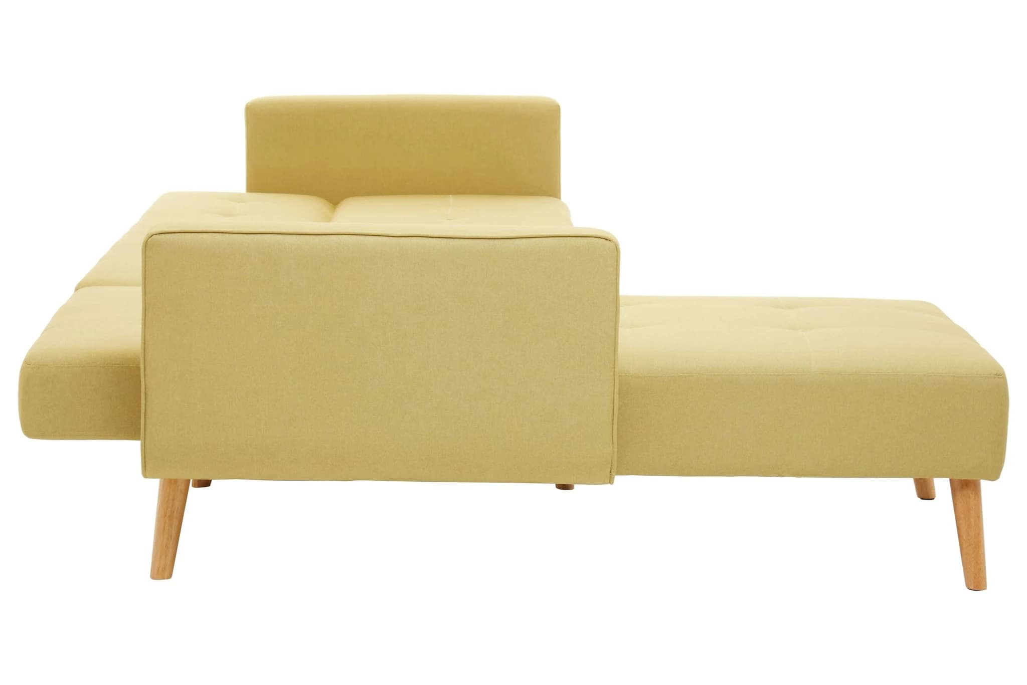 Hansa Hagen Olive Linen Corner Sofa Bed - Seating, photo 5 of 8
