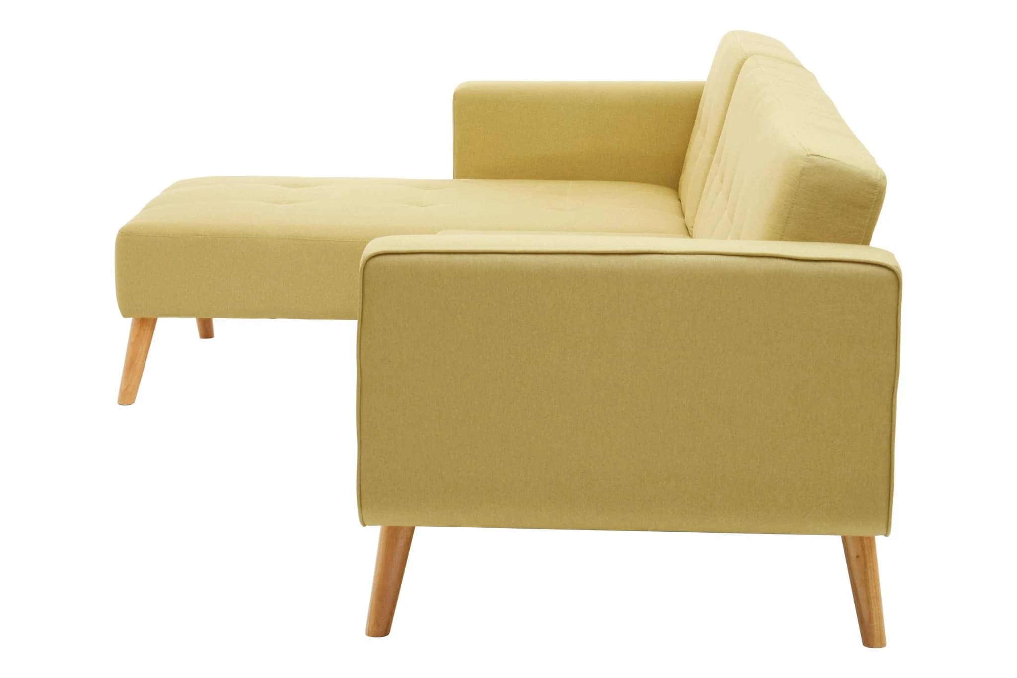 Hansa Hagen Olive Linen Corner Sofa Bed - Seating, photo 3 of 8