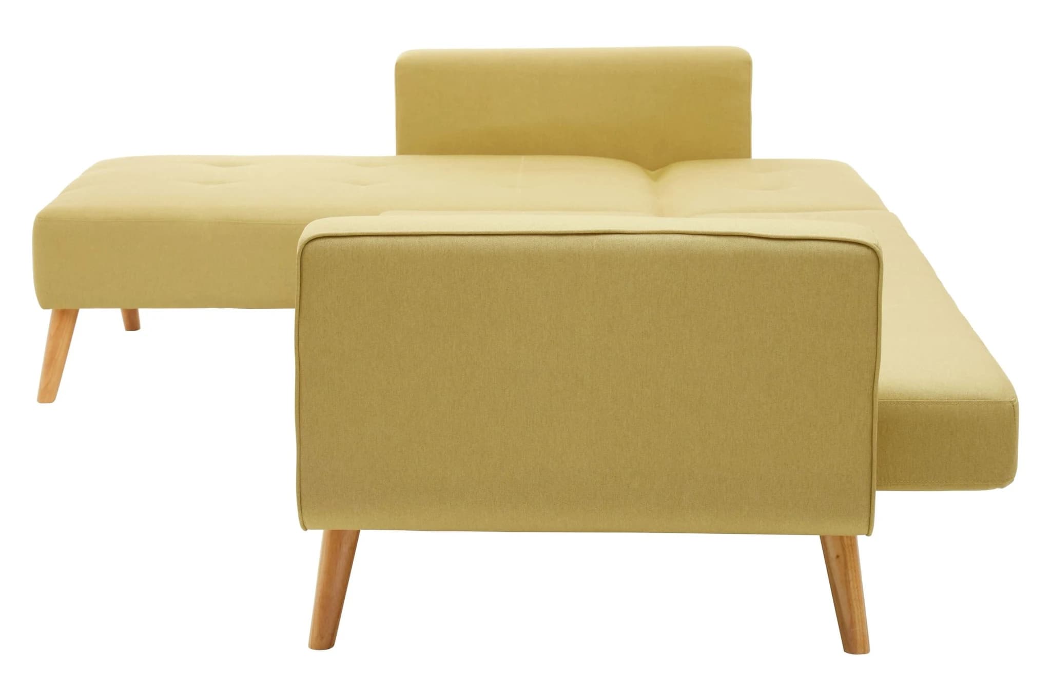 Hansa Hagen Olive Linen Corner Sofa Bed - Seating, photo 2 of 8