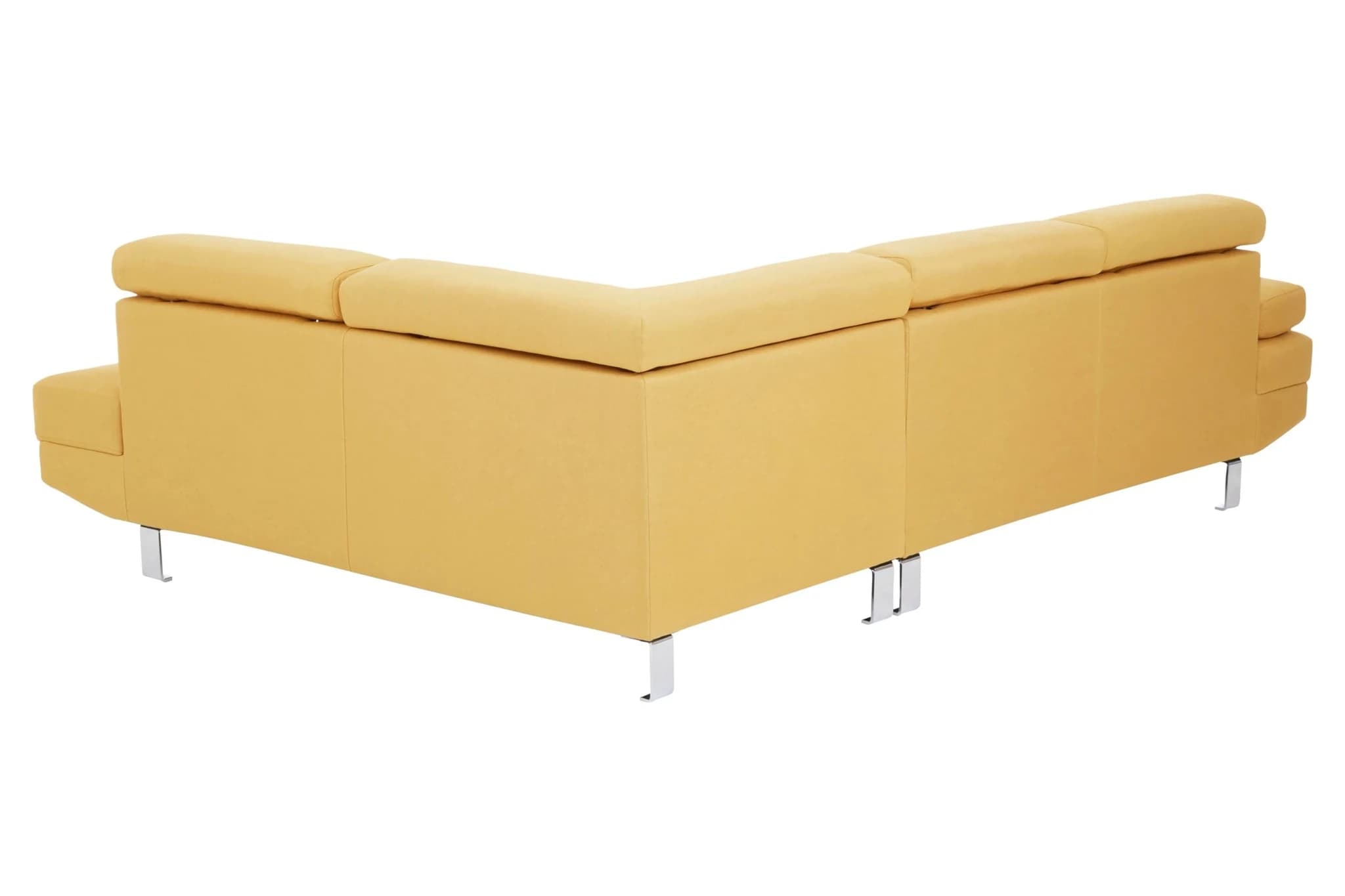 Hanover Ochre Linen Corner Sofa with Adjustable Headrests - Seating, photo 2 of 8