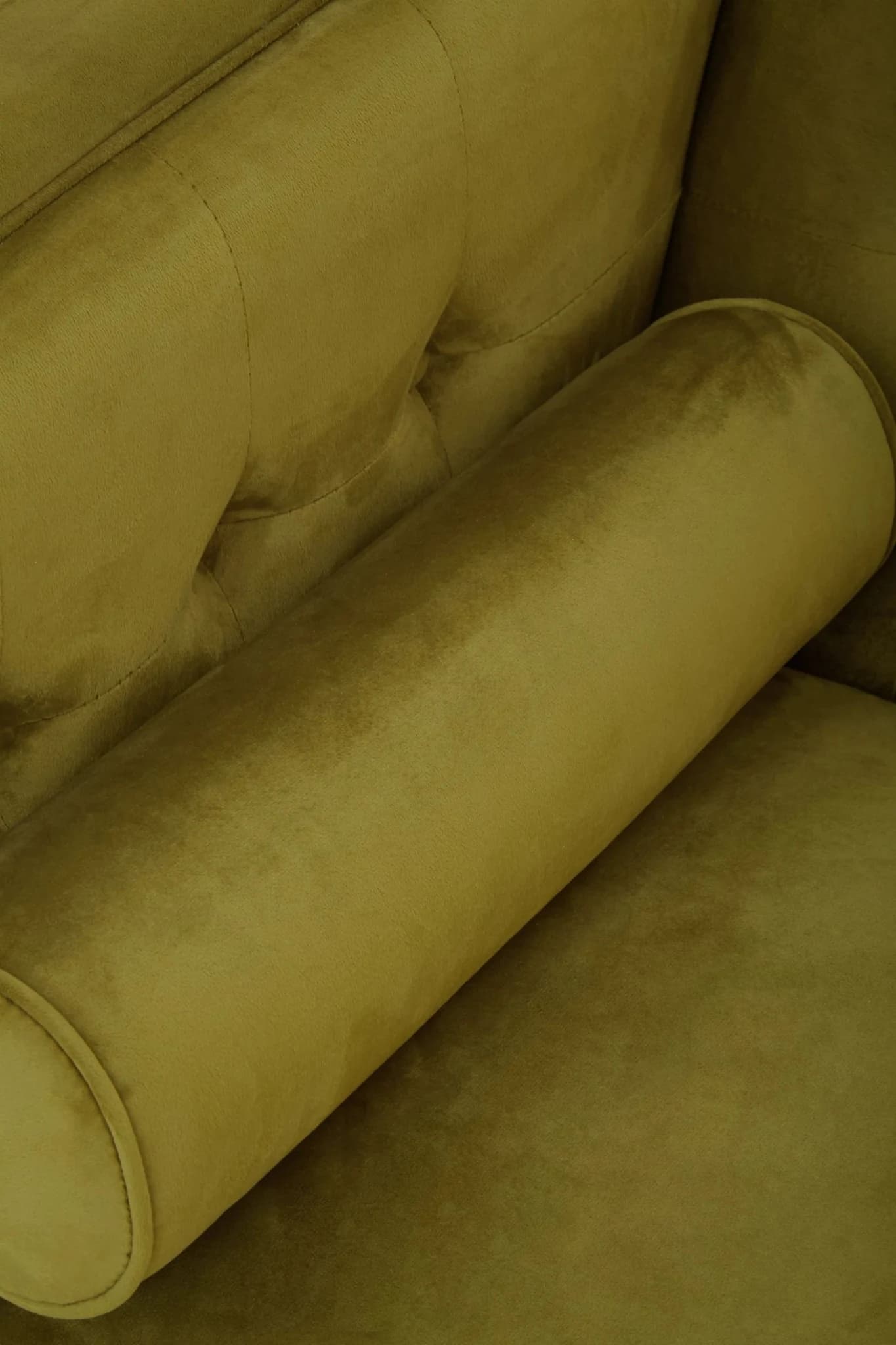 Helia 3 Seat Olive Velvet Sofa - Seating, photo 7 of 8