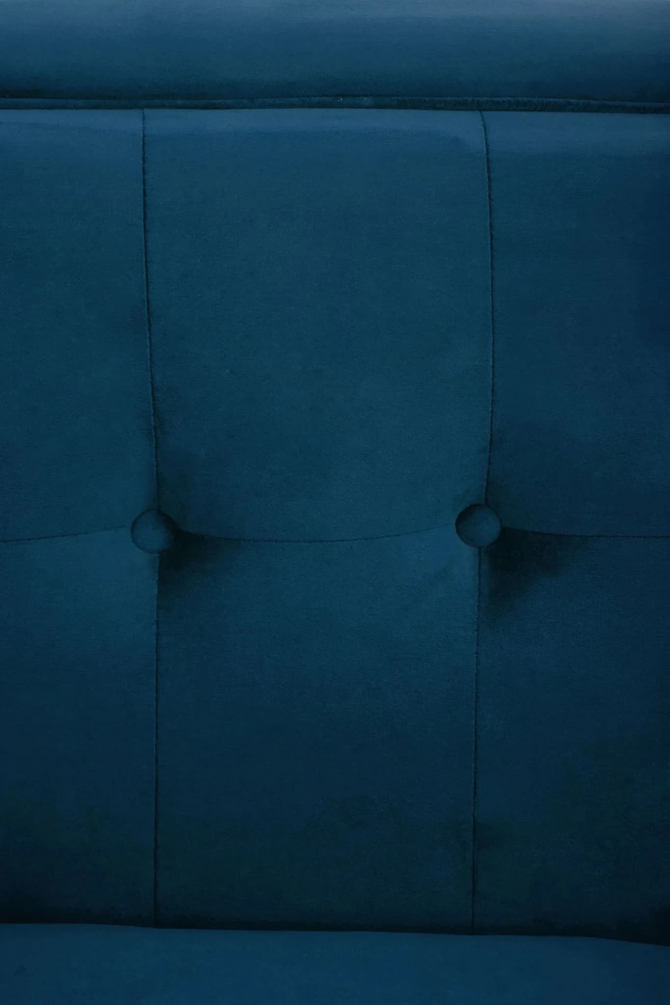 Helia 3 Seat Blue Velvet Sofa - Seating, photo 6 of 8