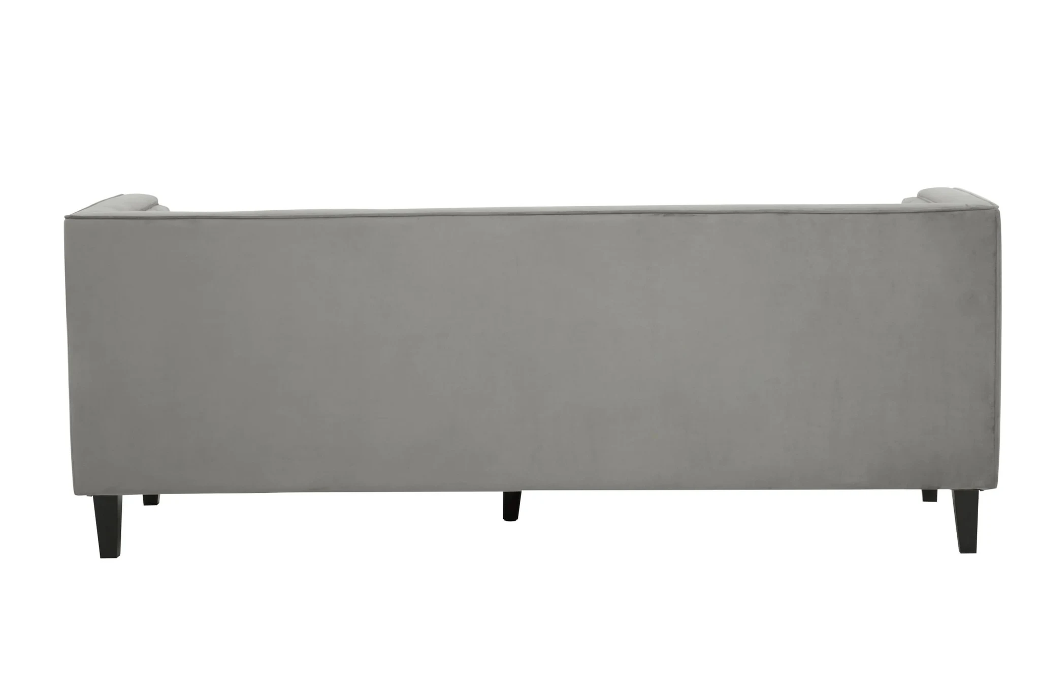 Helia 3 Seat Grey Velvet Sofa - Seating, photo 2 of 8