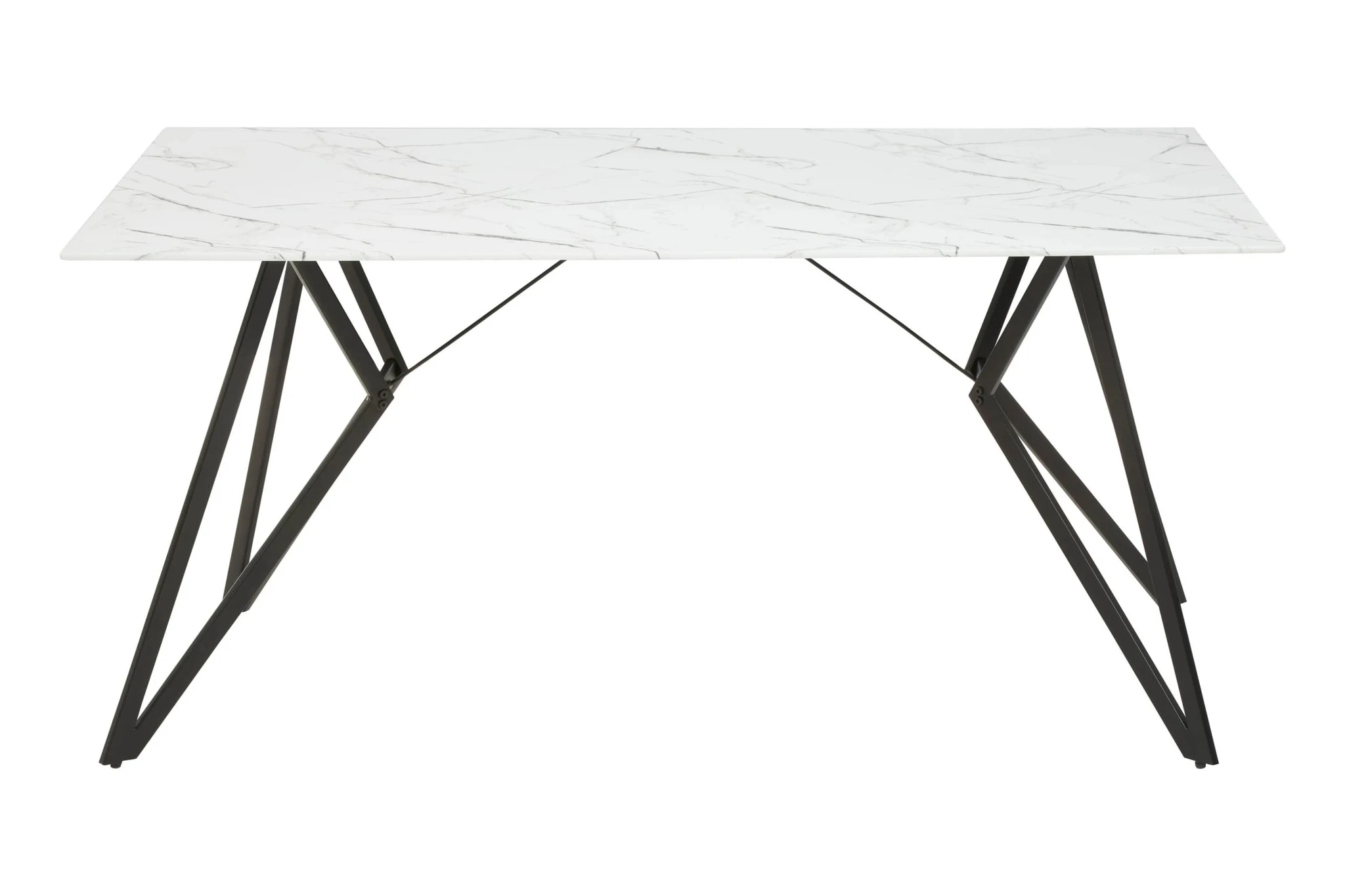 Weston Marble Effect Dining Table with 6 Chairs Set - Seating, photo 7 of 8