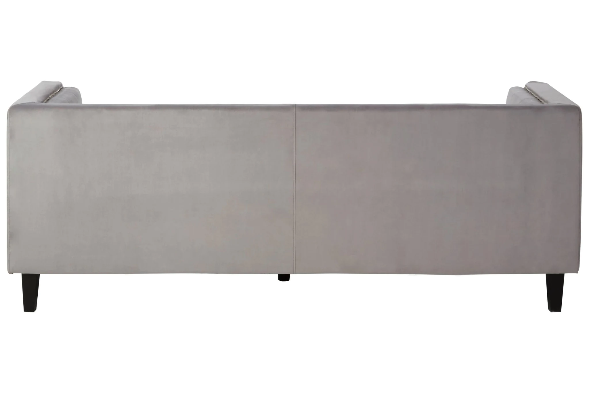 Felisa 3 Seat Grey Velvet Sofa - Seating, photo 2 of 8