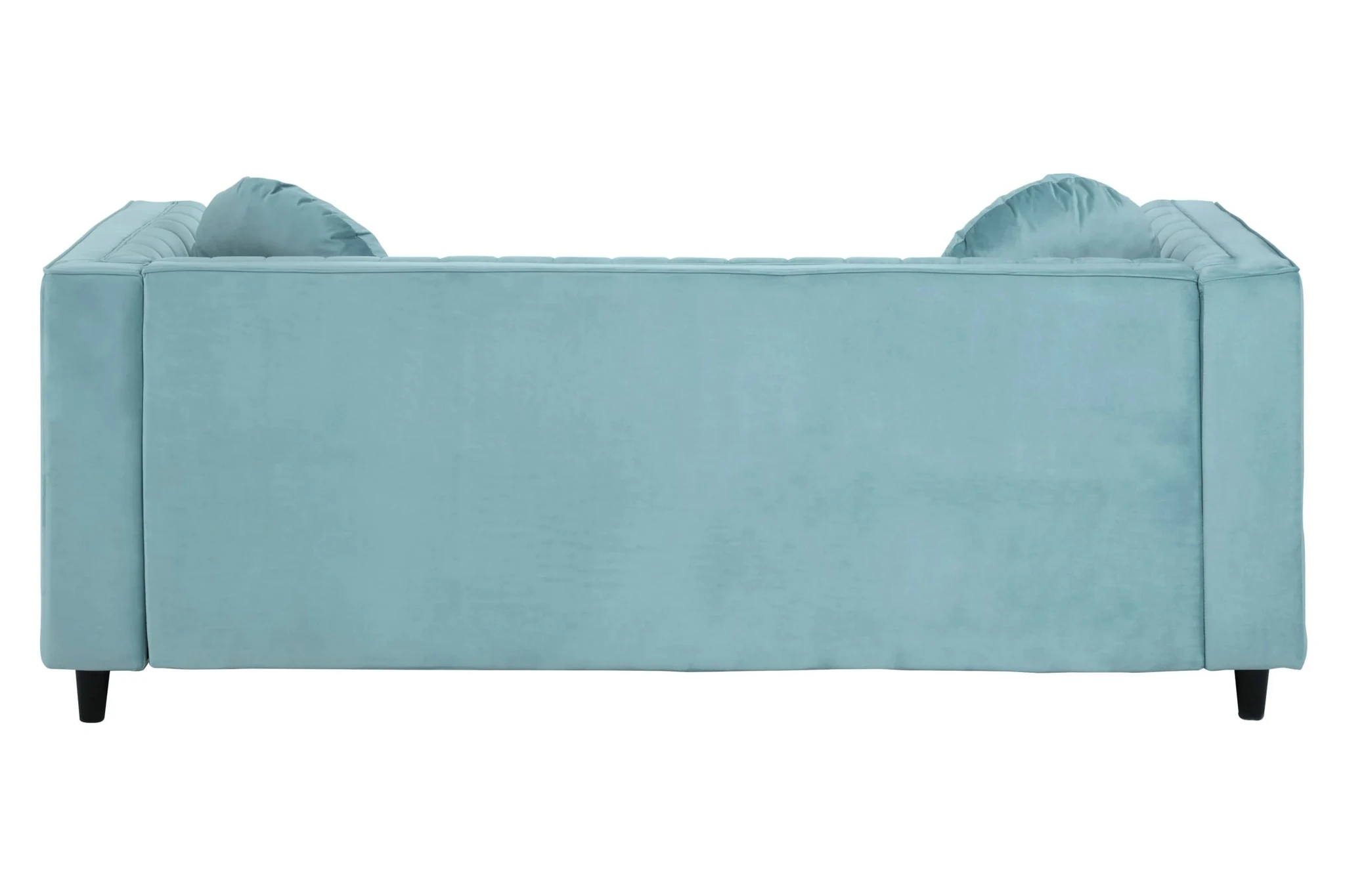 Farah Three Seater Pastel Green Velvet Sofa - Seating, photo 3 of 8