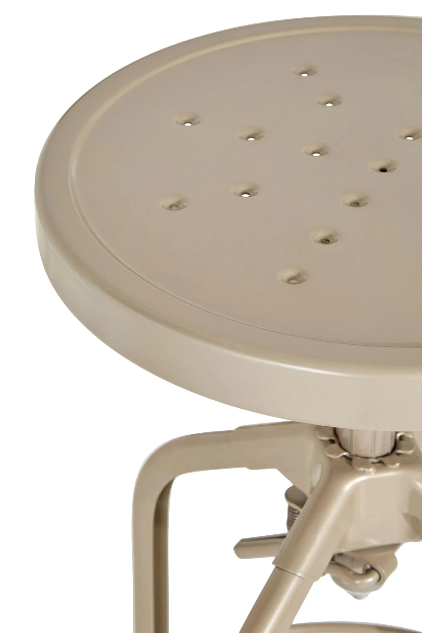 Gator Champagne Finish Adjustable Bar Stool - Seating, photo 6 of 6