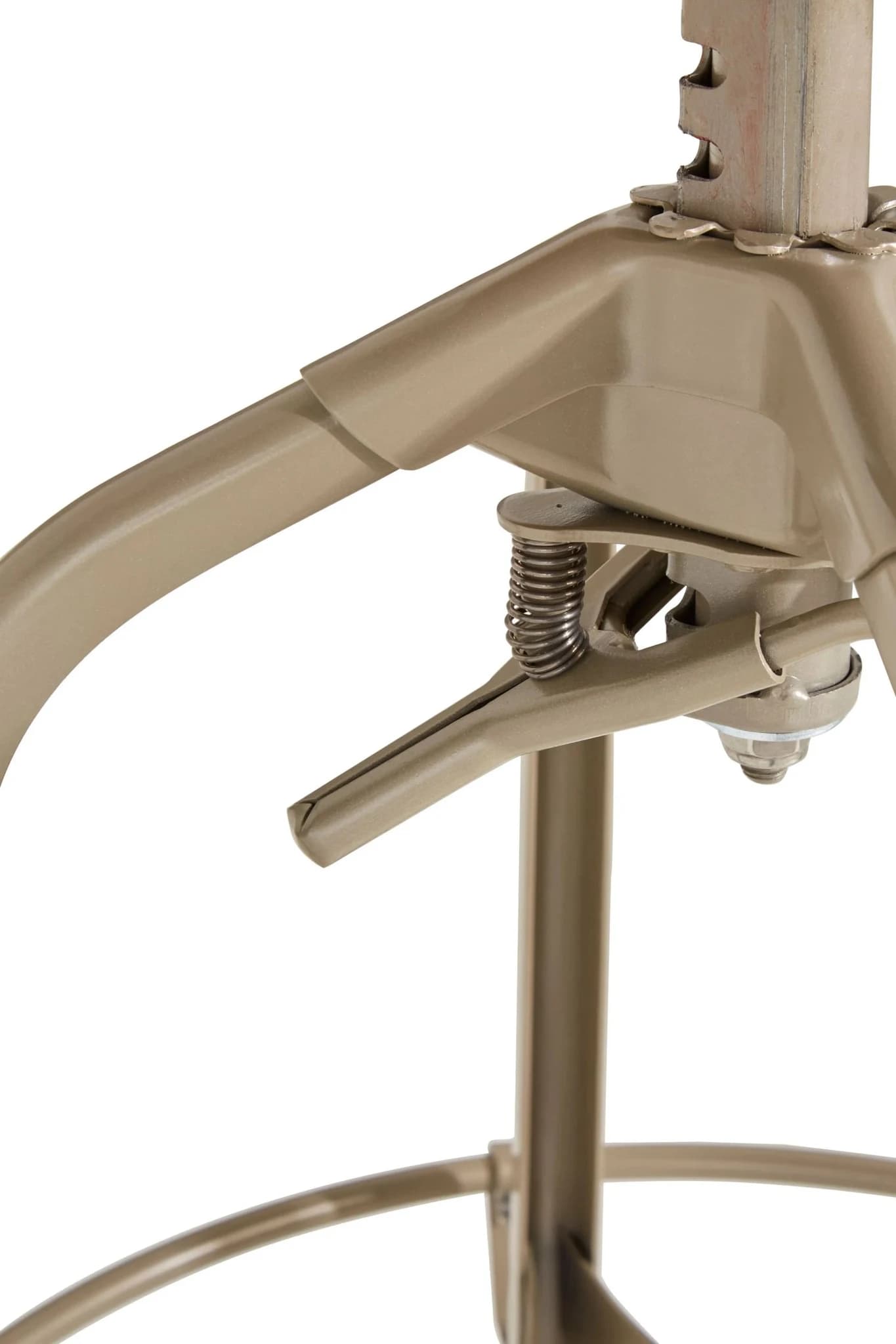 Gator Champagne Finish Adjustable Bar Stool - Seating, photo 5 of 6