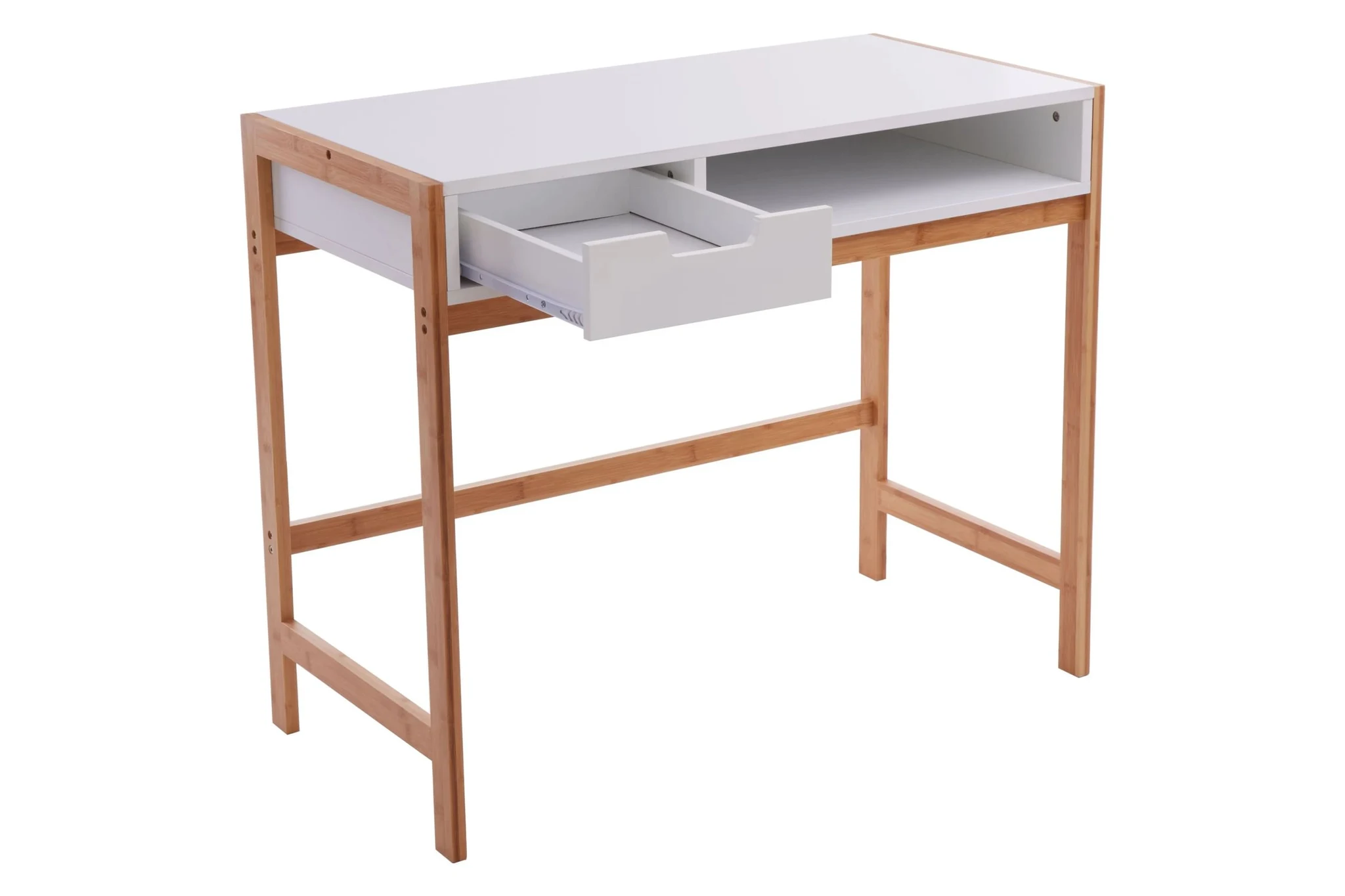 Rostok White Desk with Storage - Tables, photo 5 of 8
