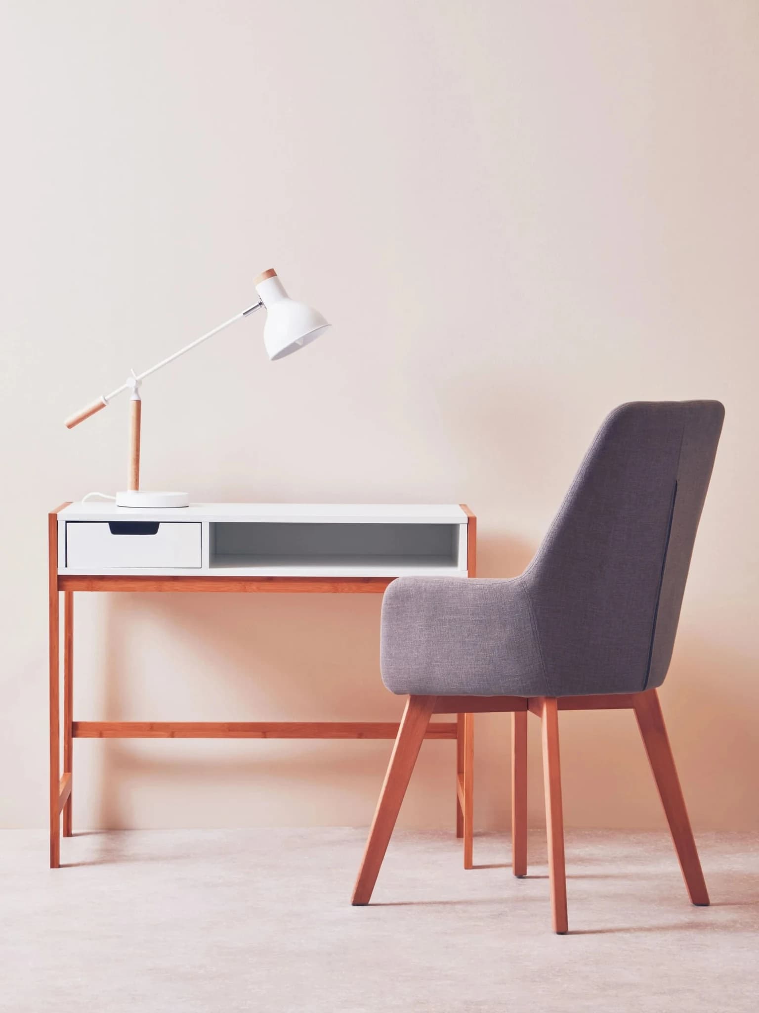 Rostok White Desk with Storage - Tables, photo 4 of 8