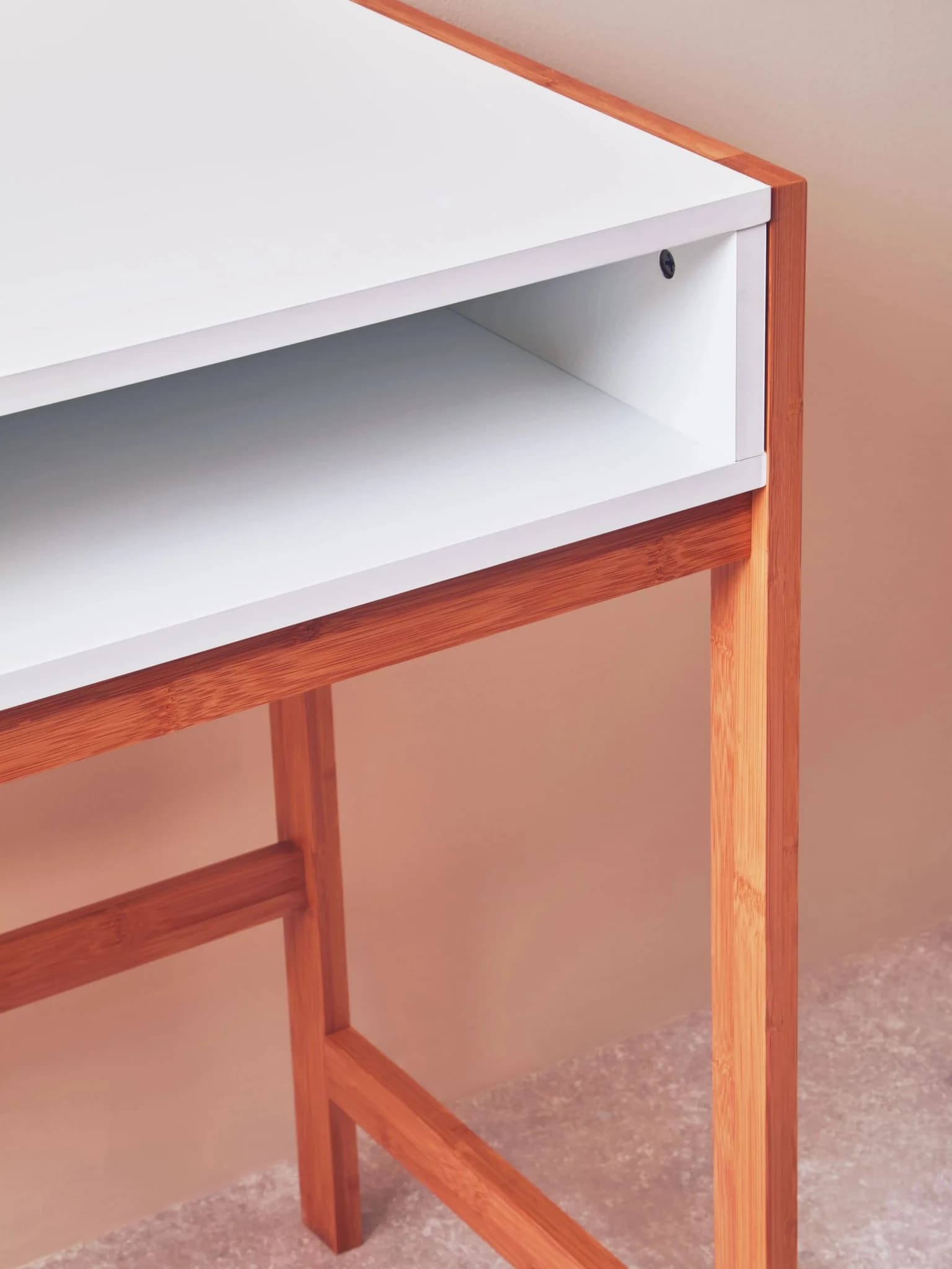 Rostok White Desk with Storage - Tables, photo 3 of 8